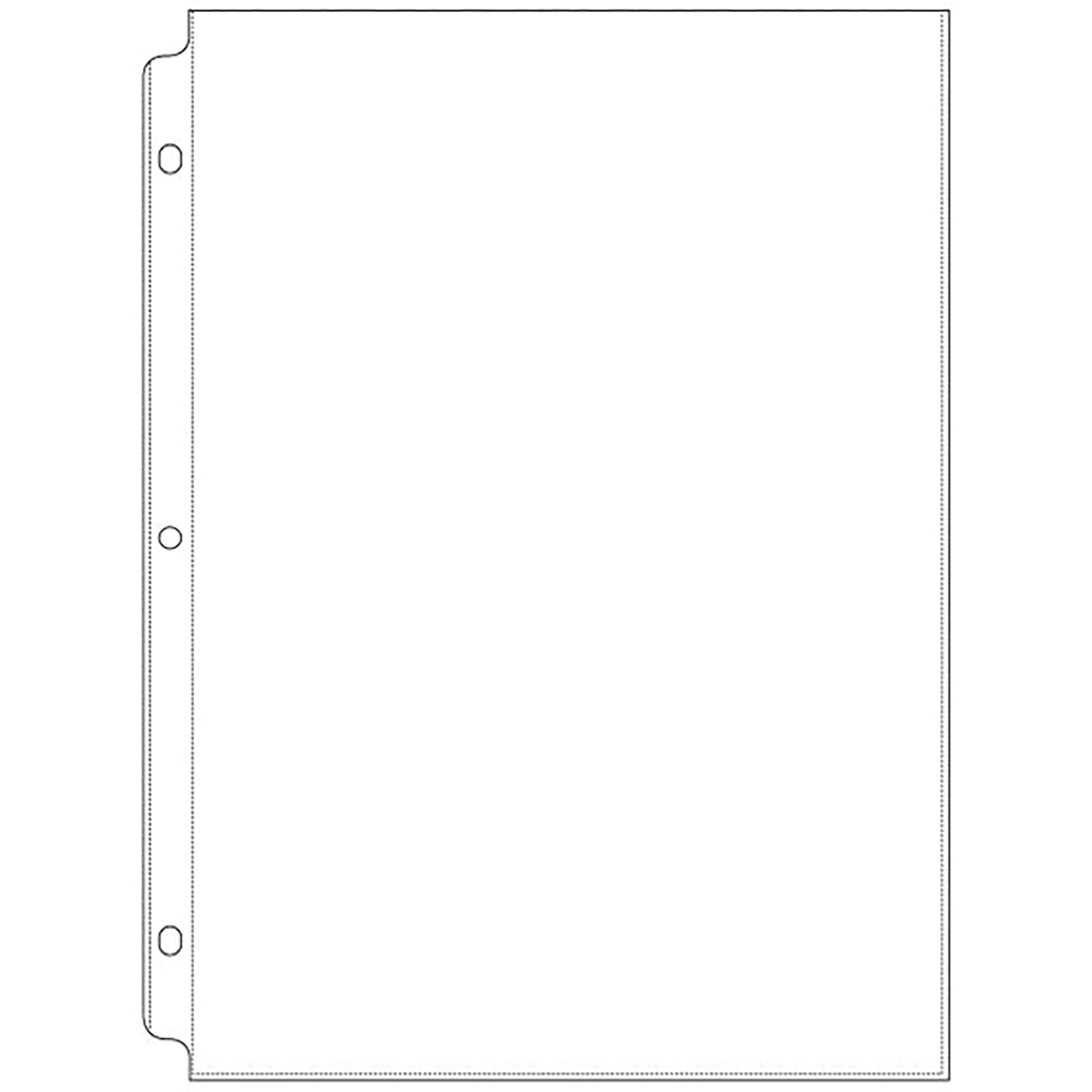 We R 8.5x11" Ring Photo Album Page Protector and Photo Sleeves
