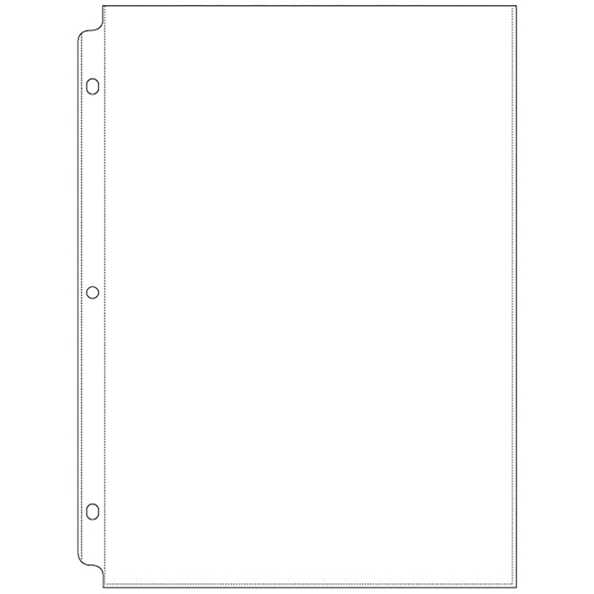 We R 8.5x11" Ring Photo Album Page Protector and Photo Sleeves
