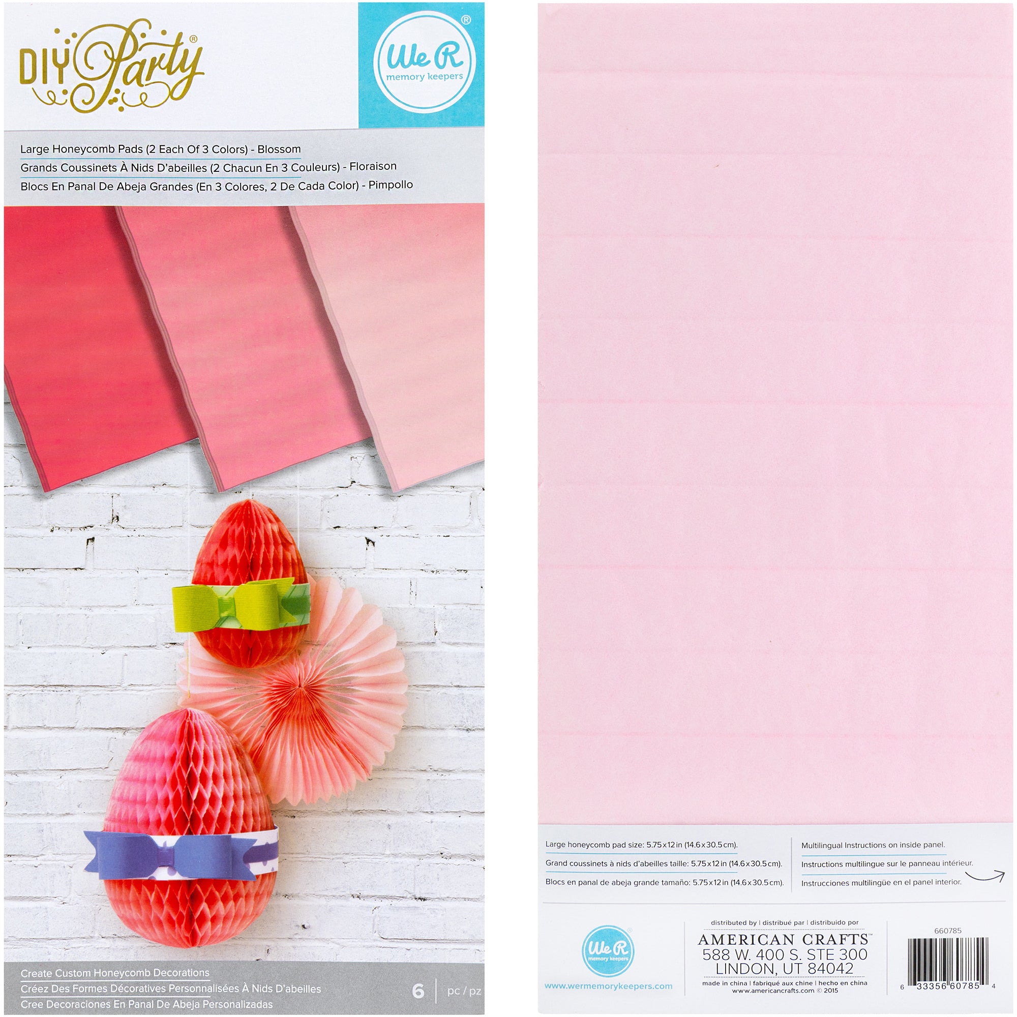 We R DIY Party Honeycomb Pads