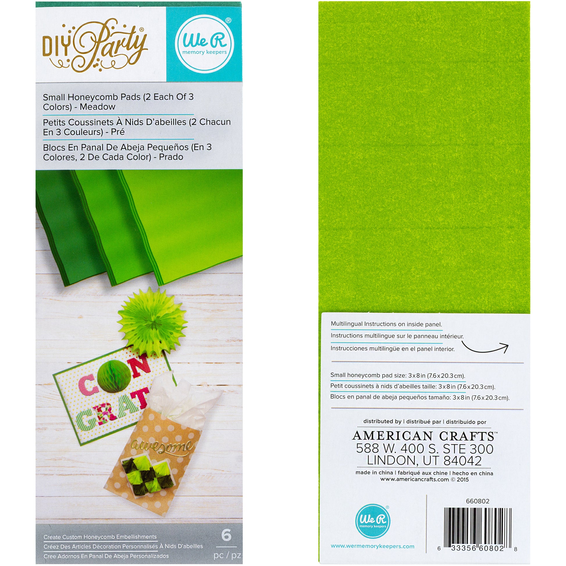 We R DIY Party Honeycomb Pads