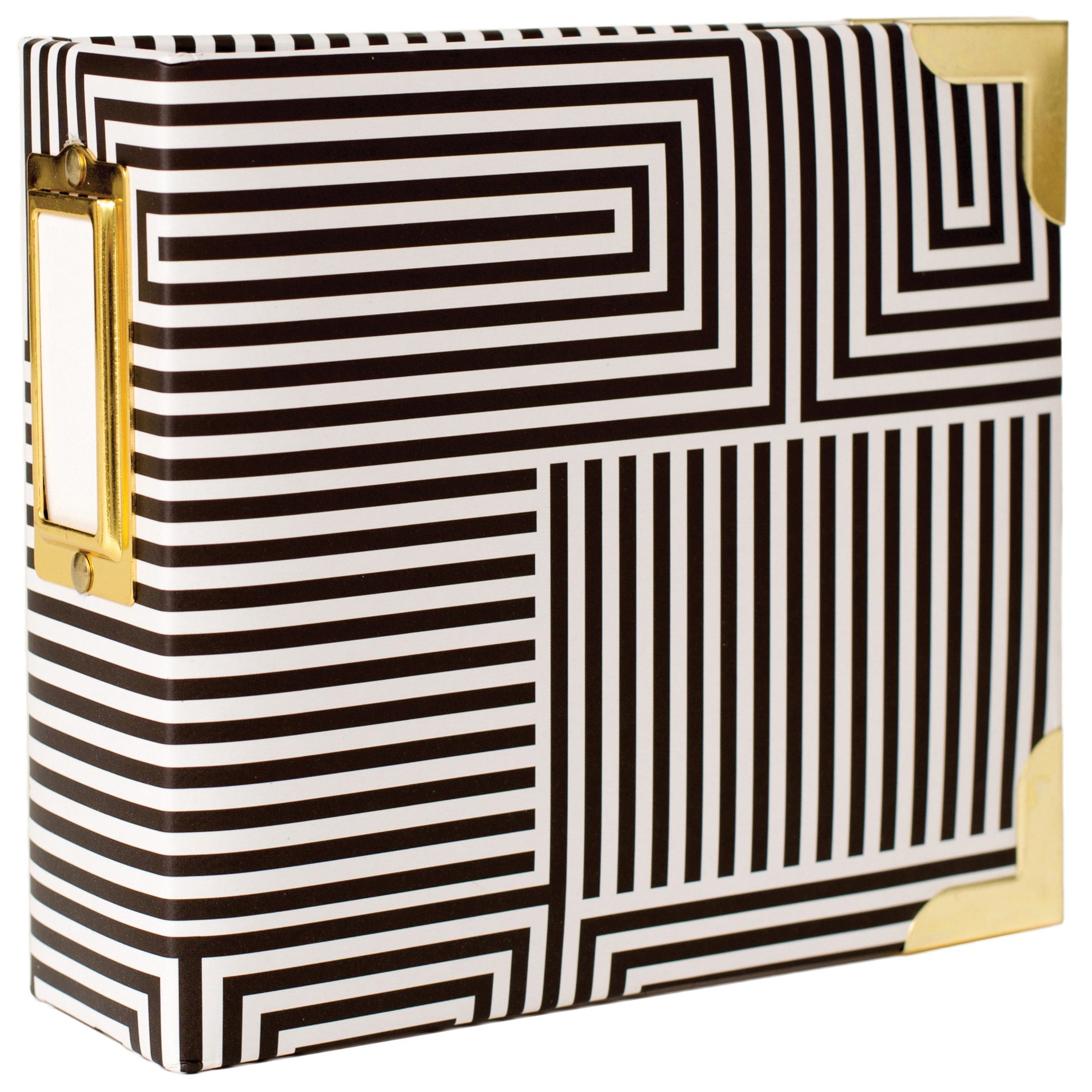 Project Life Black & White Geometric 4x4" D-Ring Album