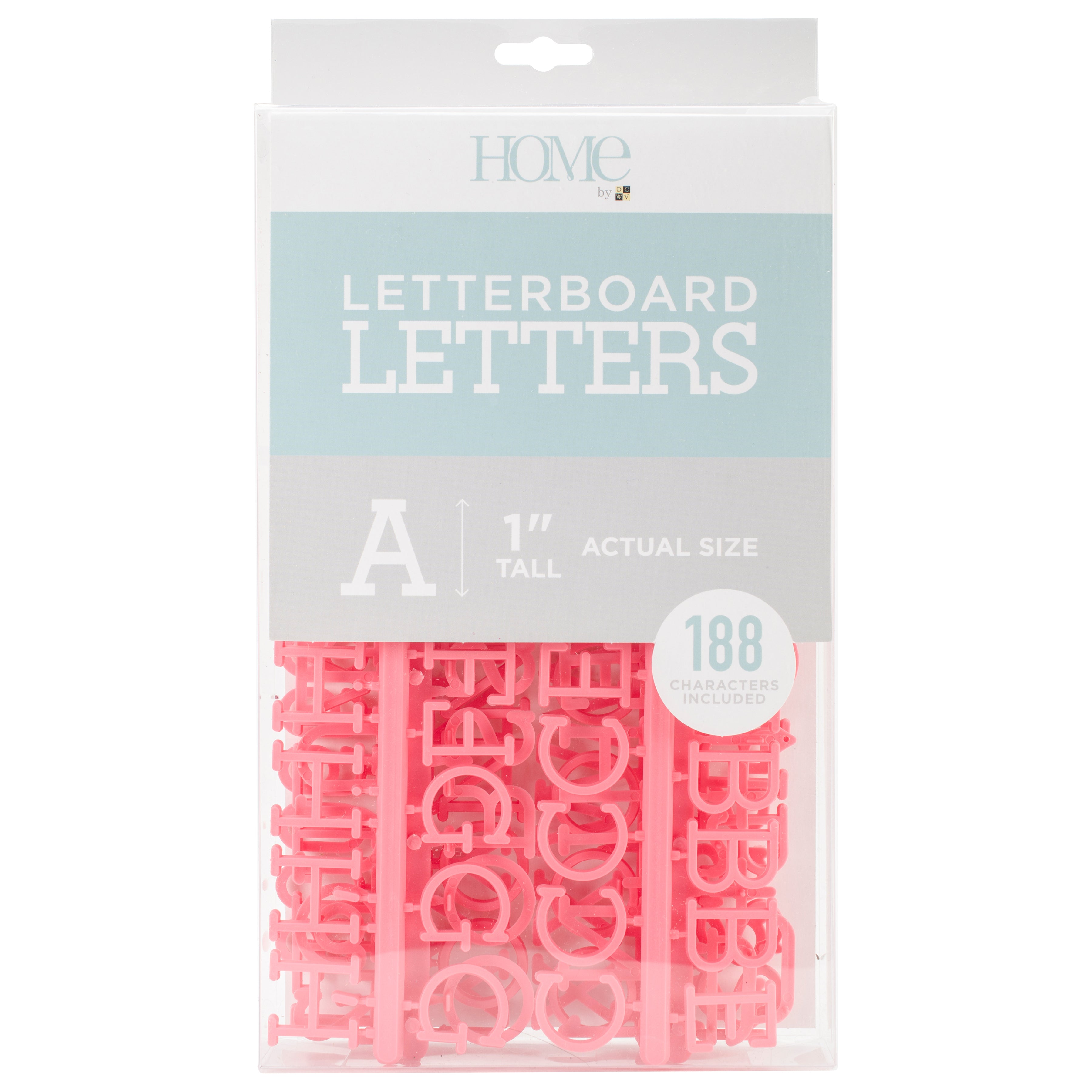 DCWV Letterboard 1" Letters & Characters - Assorted Styles