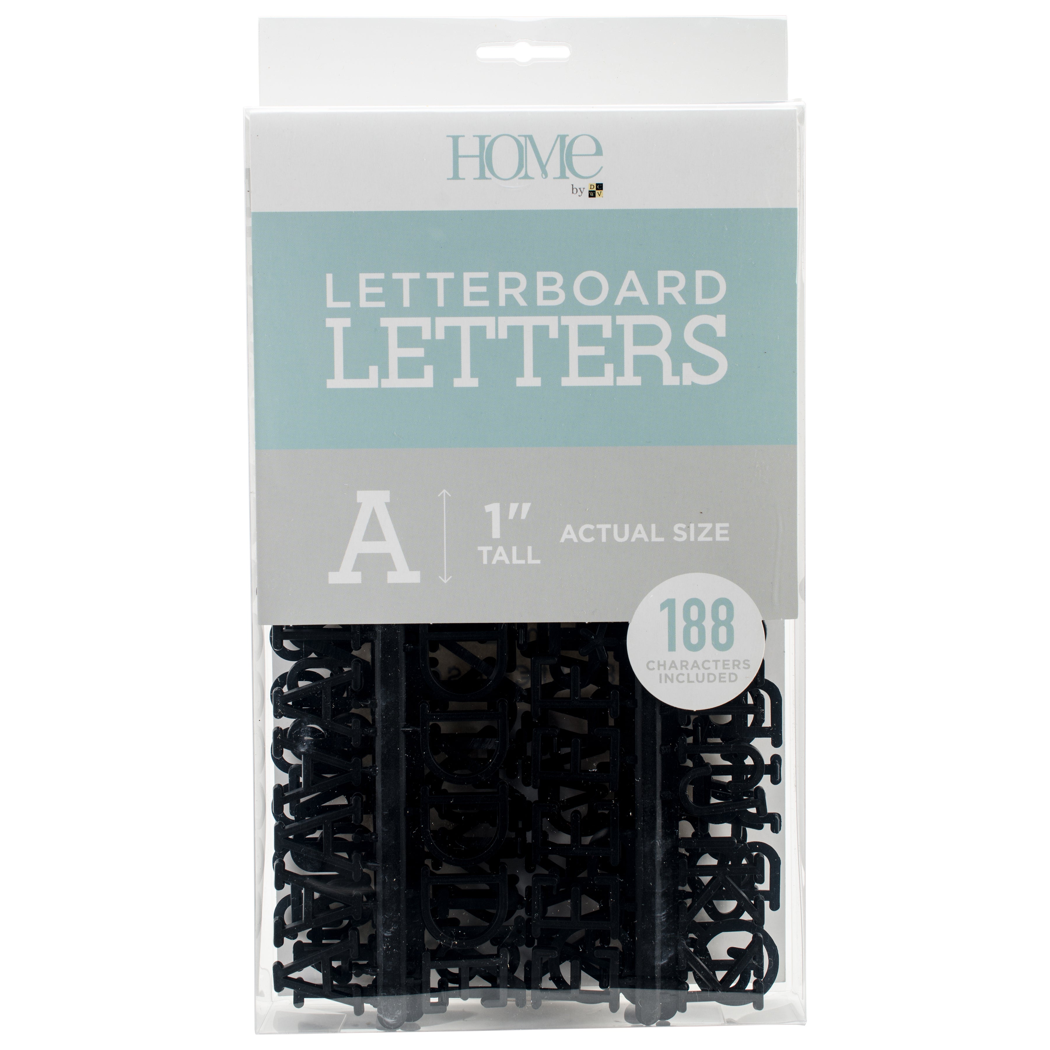 DCWV Letterboard 1" Letters & Characters