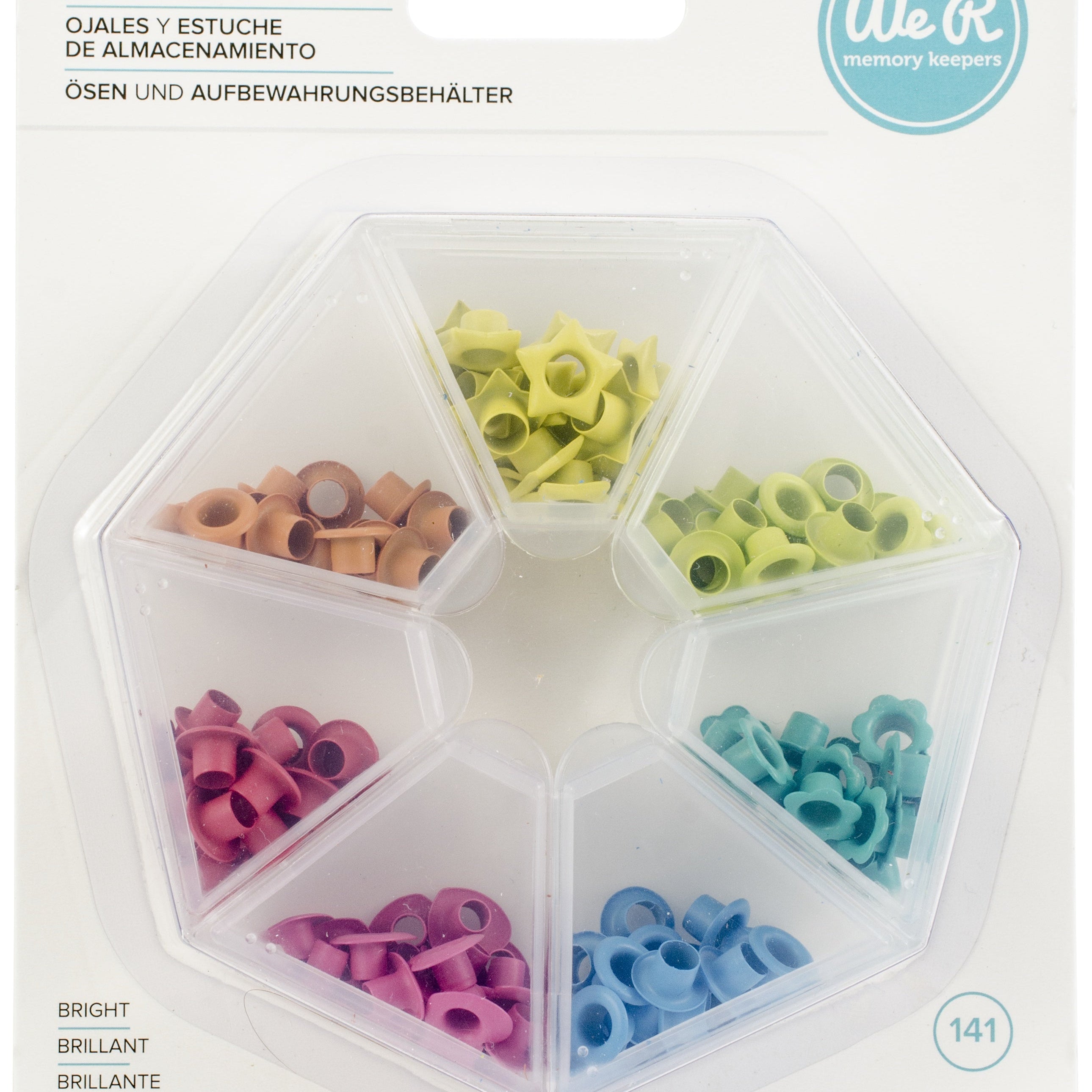 We R Eyelets - 140 pack with Storage Case, Available in Multiple Styles