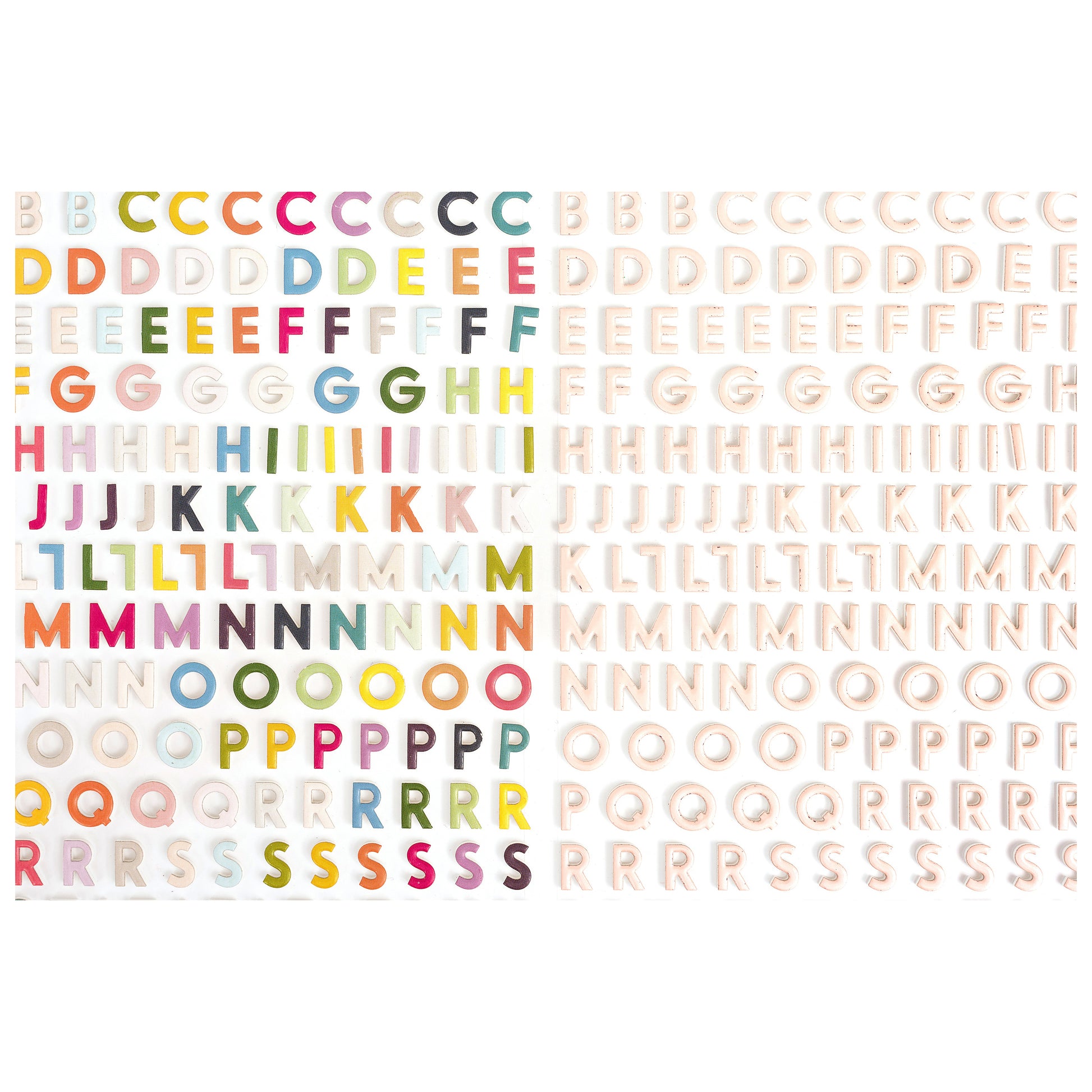 Paige Evans Whimsical Happy Life Thickers Mini Alphabet Stickers