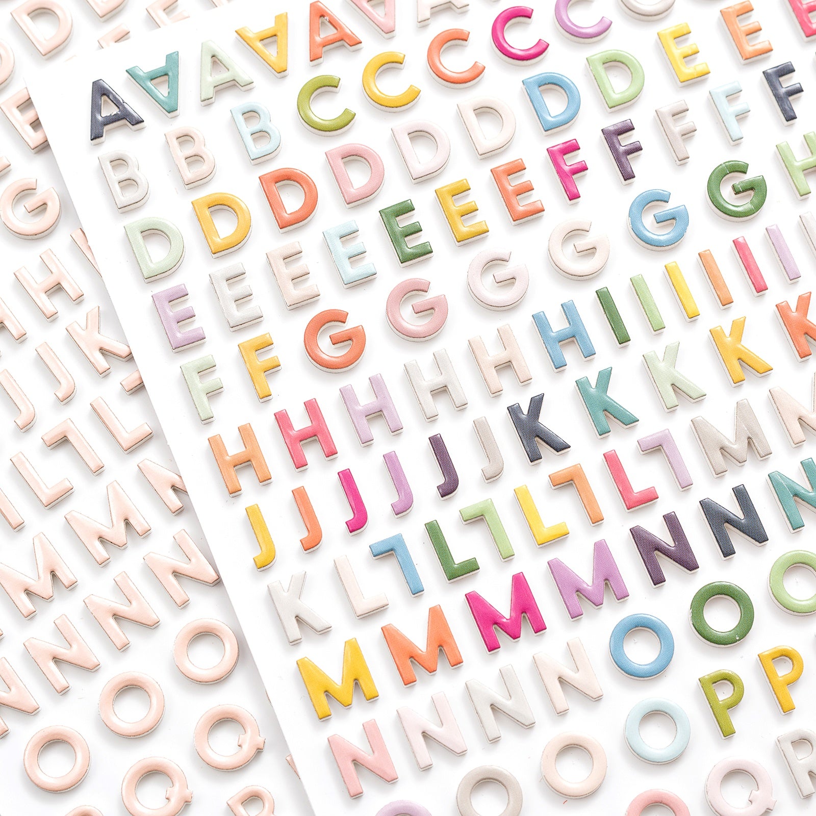 Paige Evans Whimsical Happy Life Thickers Mini Alphabet Stickers