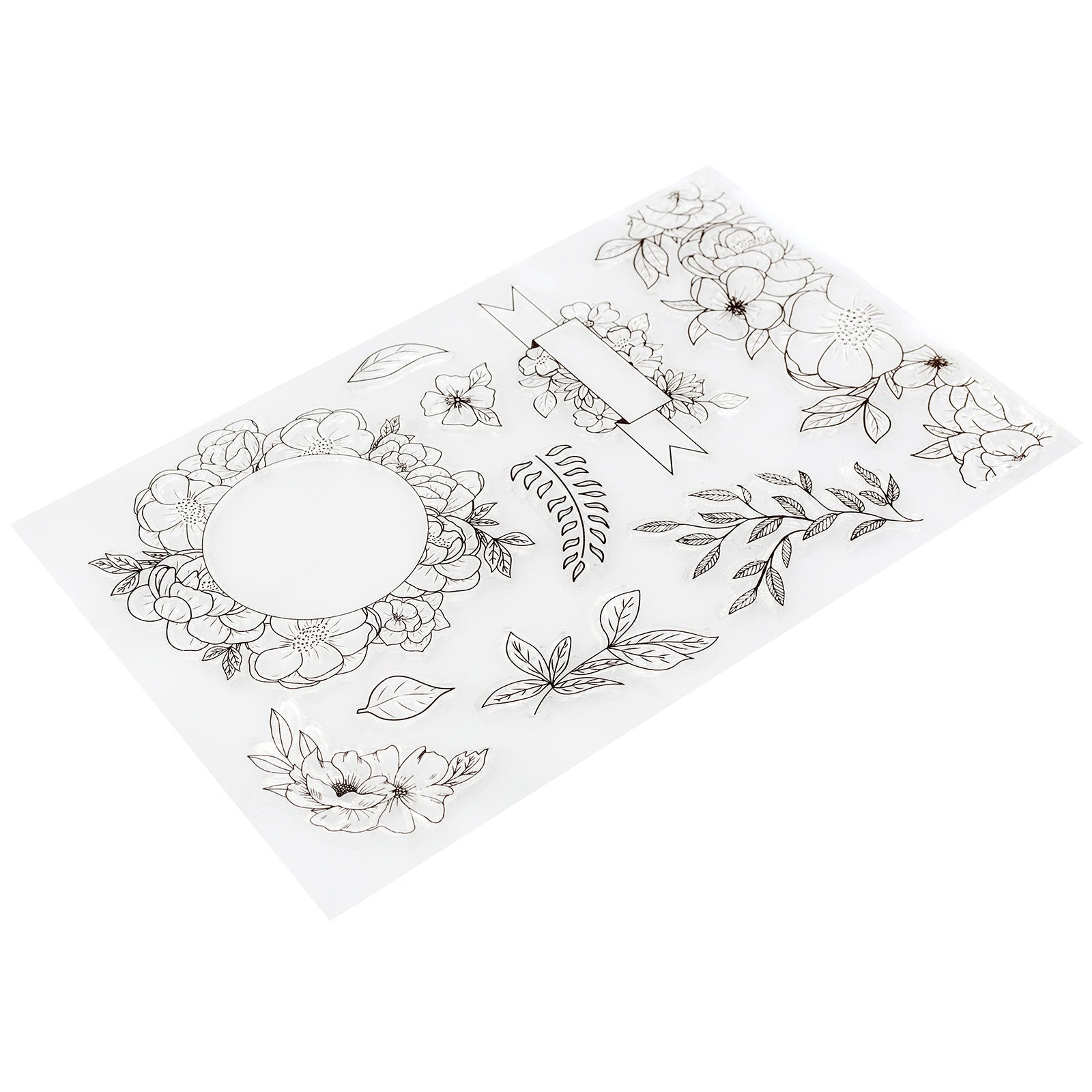 Kelly Creates Acrylic Traceable Stamps-Florals