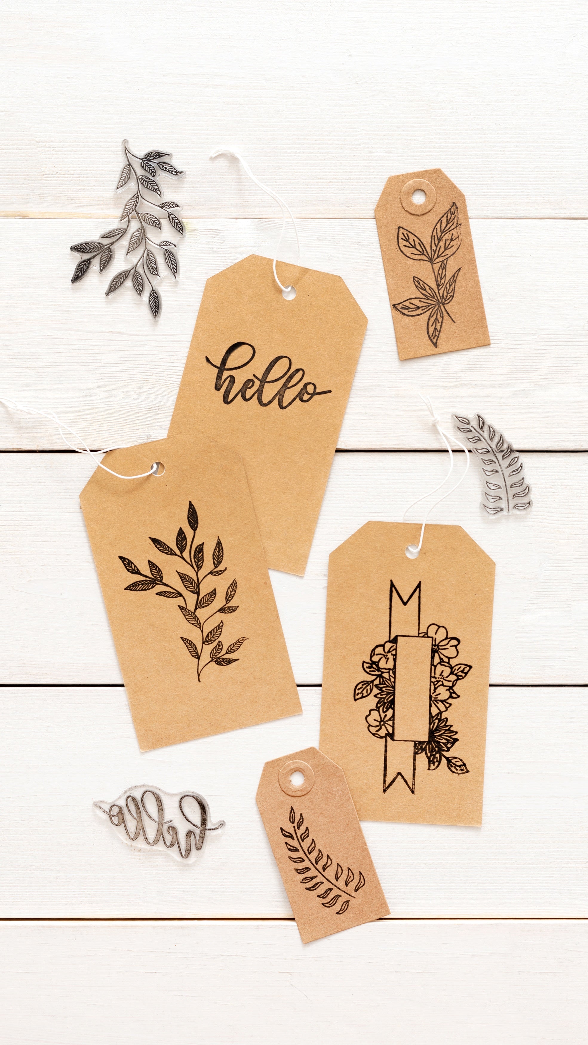 Kelly Creates Acrylic Traceable Stamps-Florals