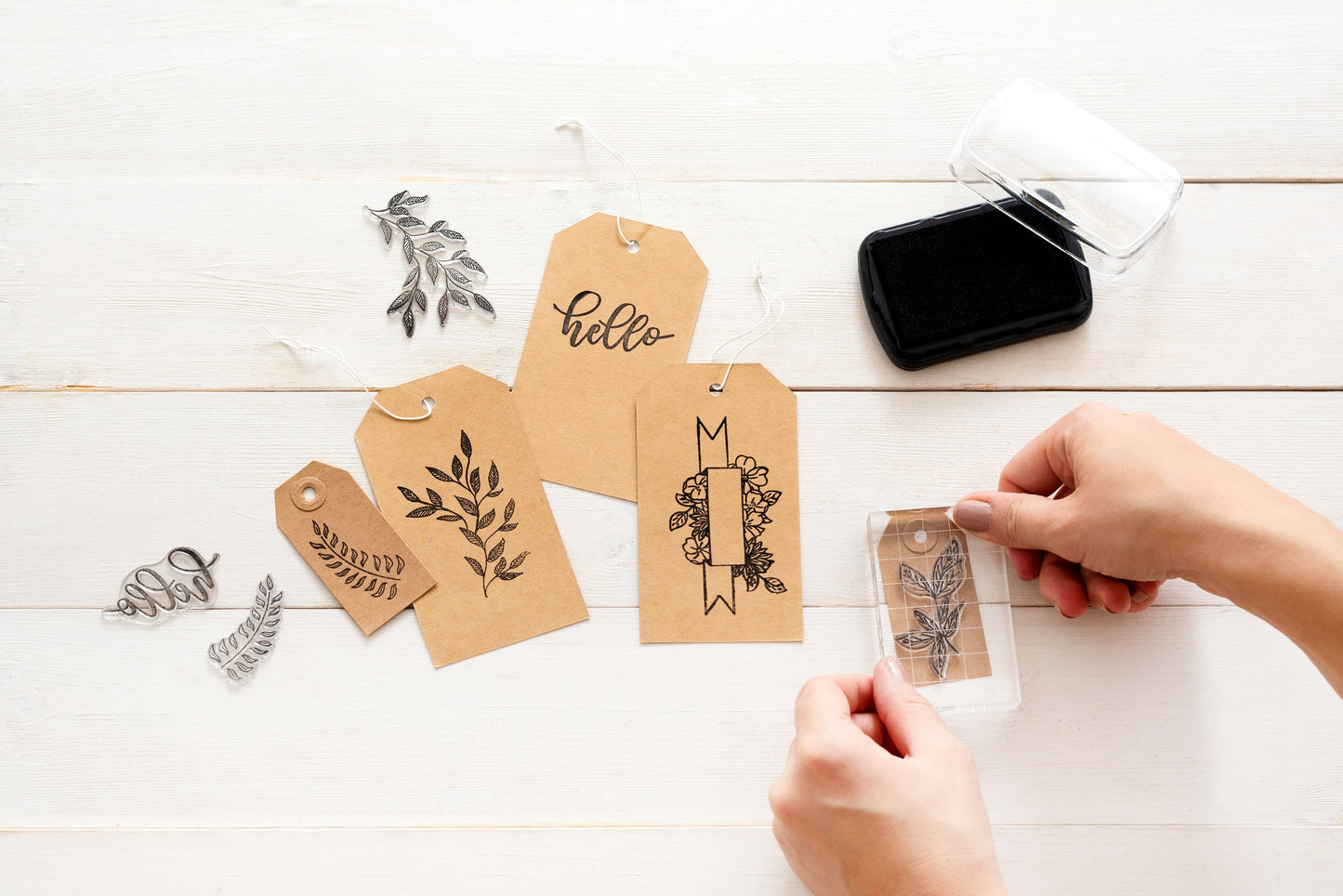 Kelly Creates Acrylic Traceable Stamps-Florals