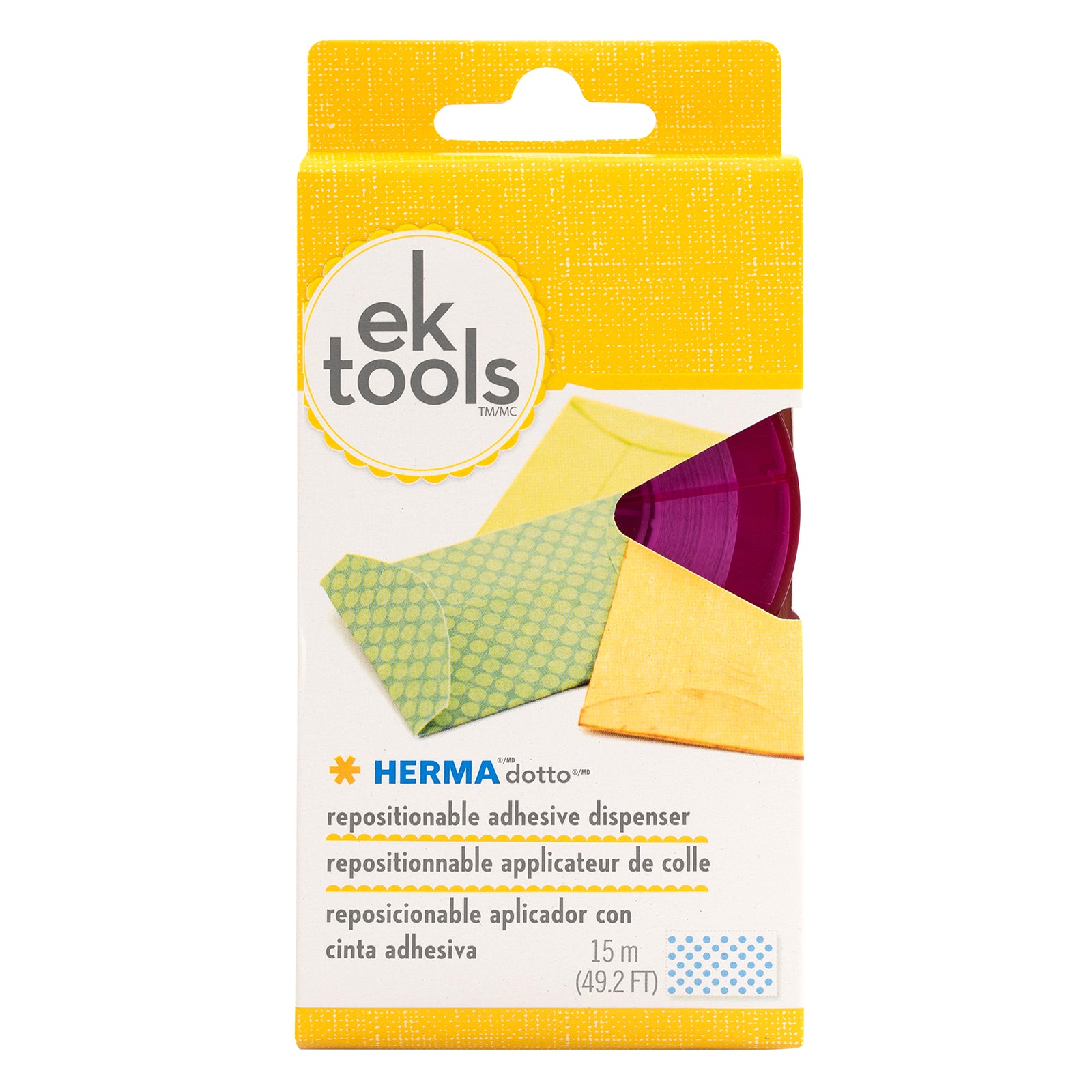 EK Tools Herma Dotto Repositionable Adhesive Refill-49.2' For Use In 55-00054 & 55-01073