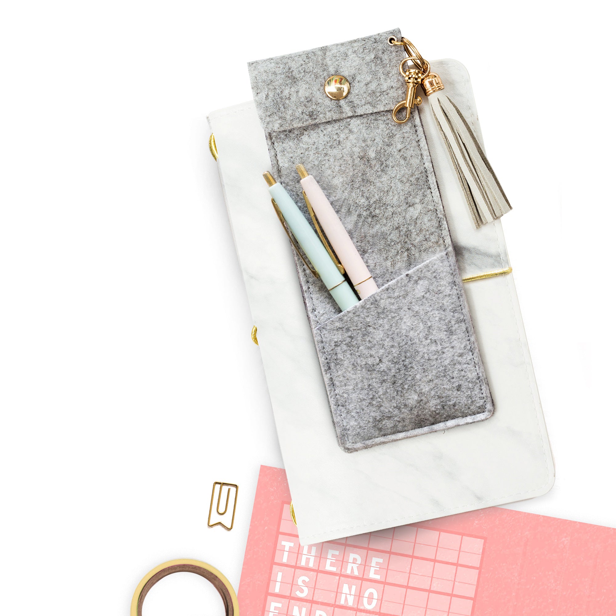 We R Makers Journal Felt Snap Pocket