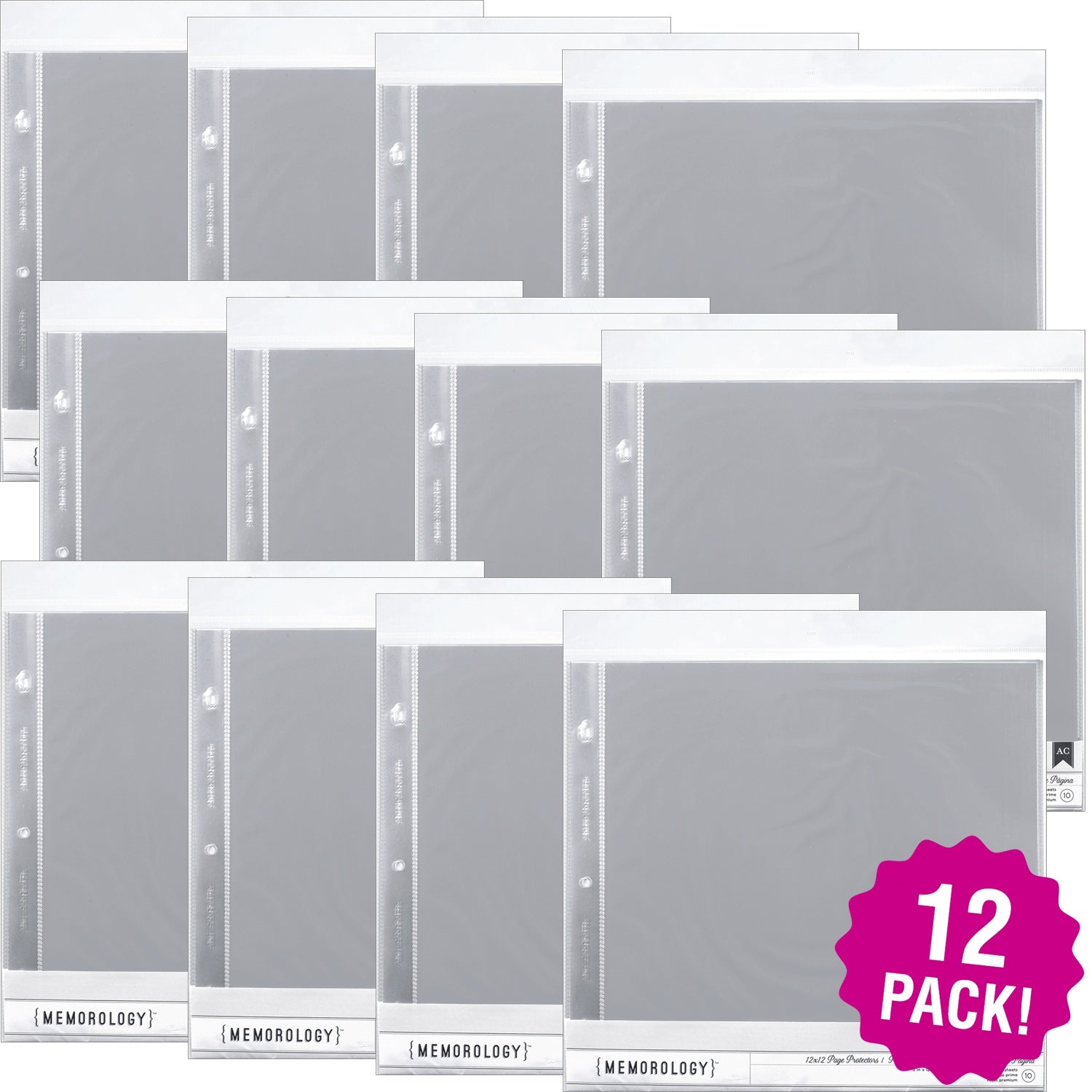 American Crafts 12x12" Page Protectors - Available in a Variety of Styles