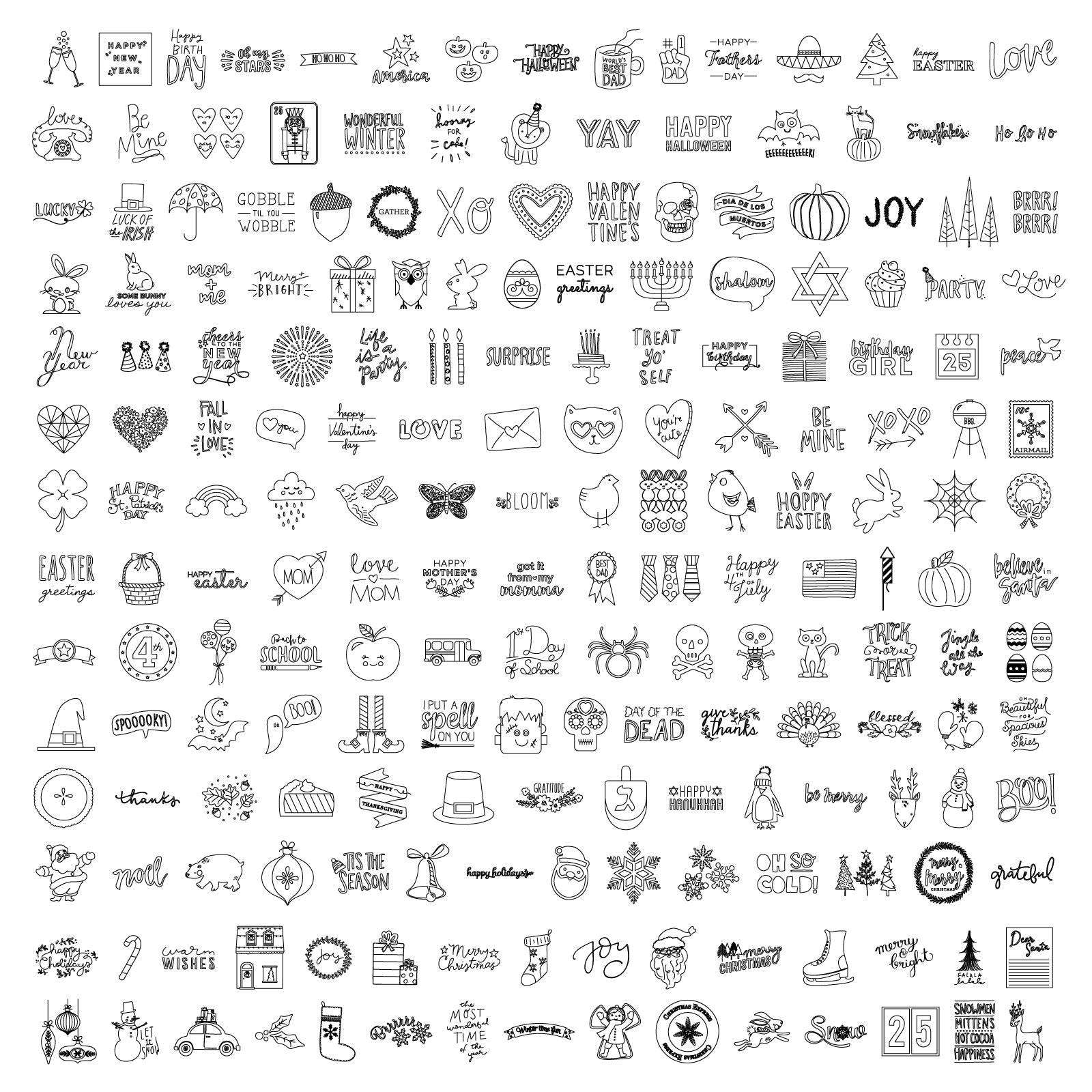 We R Makers Foil Quill USB Artwork Drive - Holiday