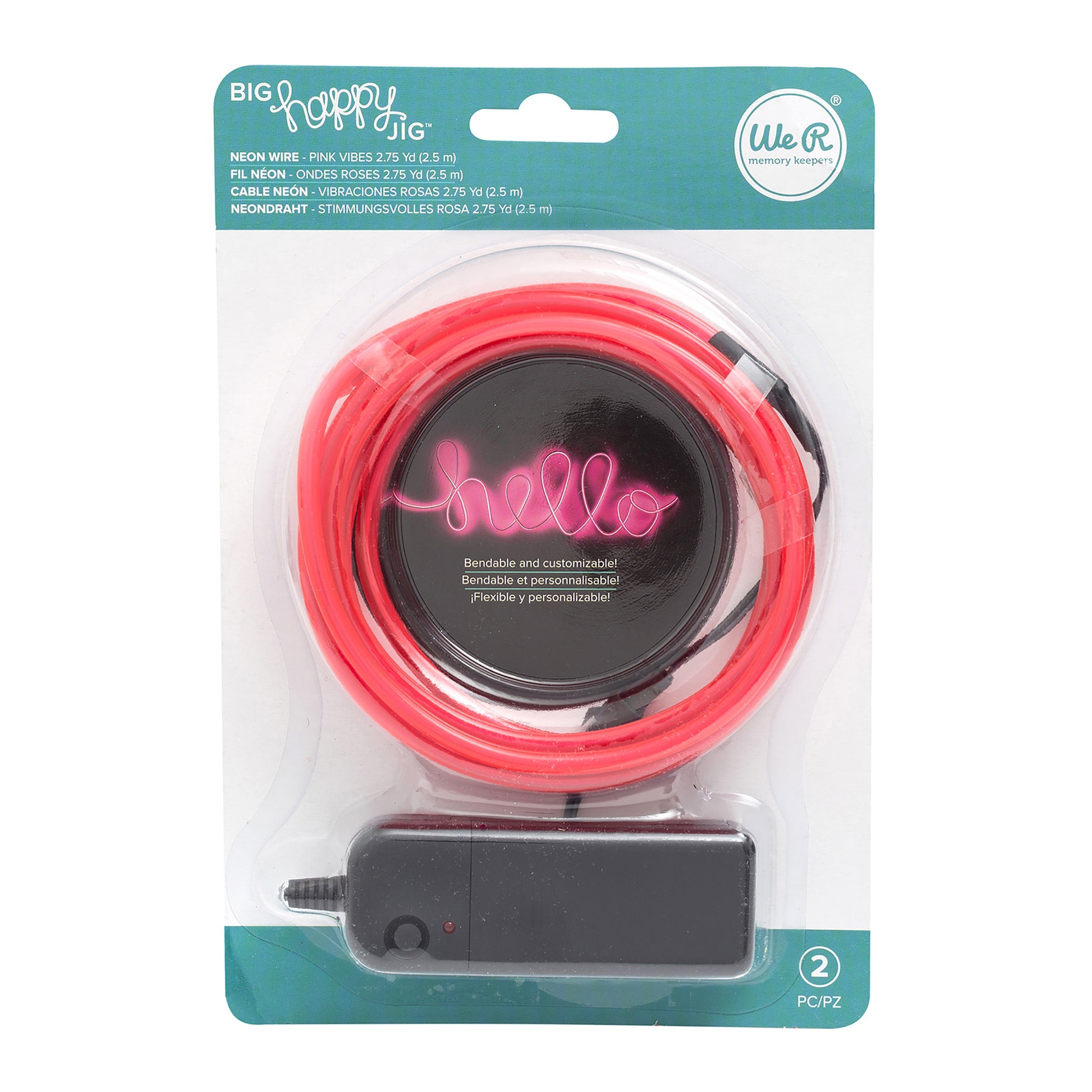We R Makers Big Happy Jig Neon Wire - 2 pack