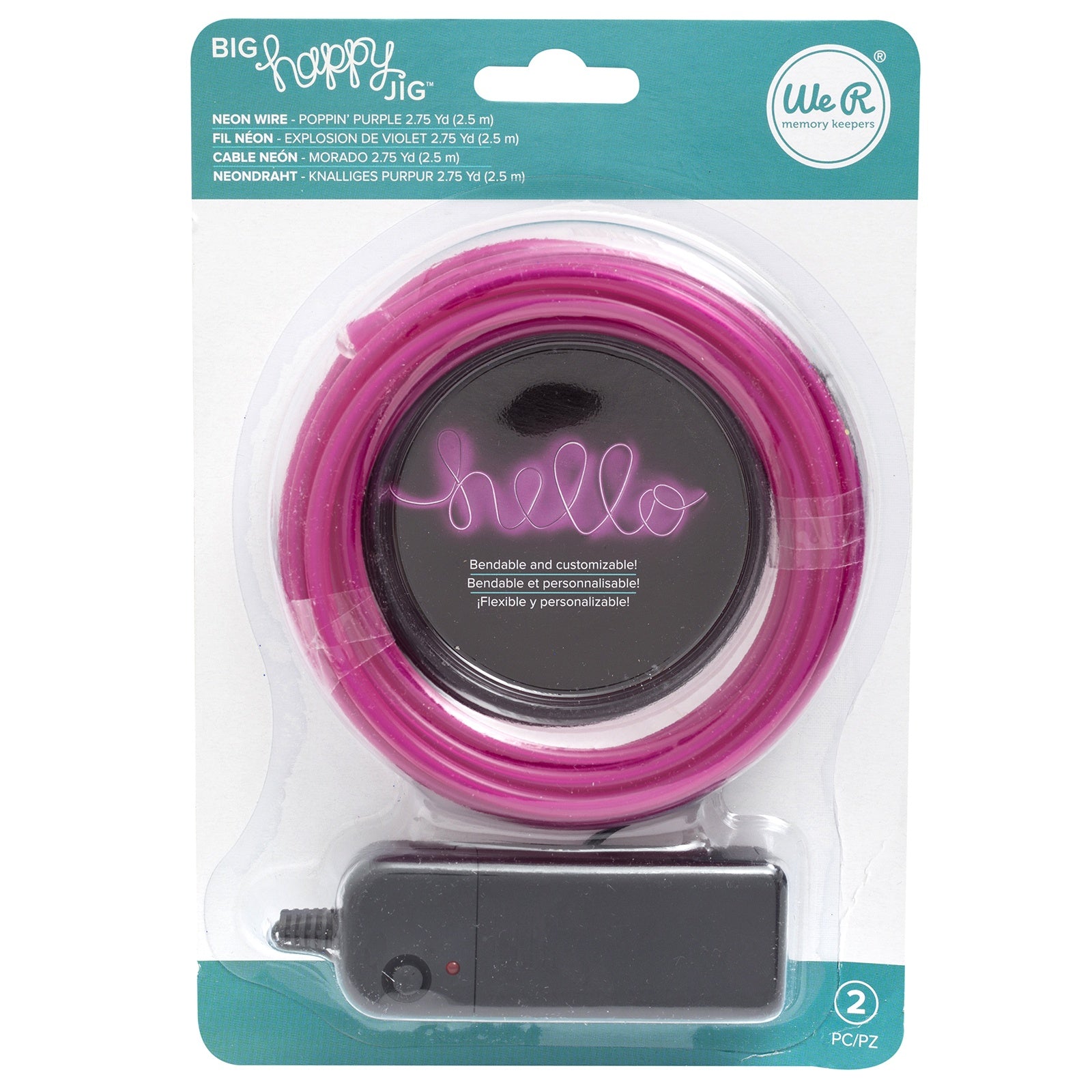 We R Makers Big Happy Jig Neon Wire - 2 pack