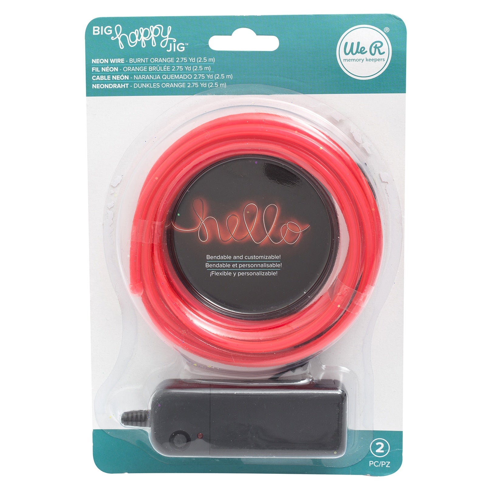 We R Makers Big Happy Jig Neon Wire - 2 pack