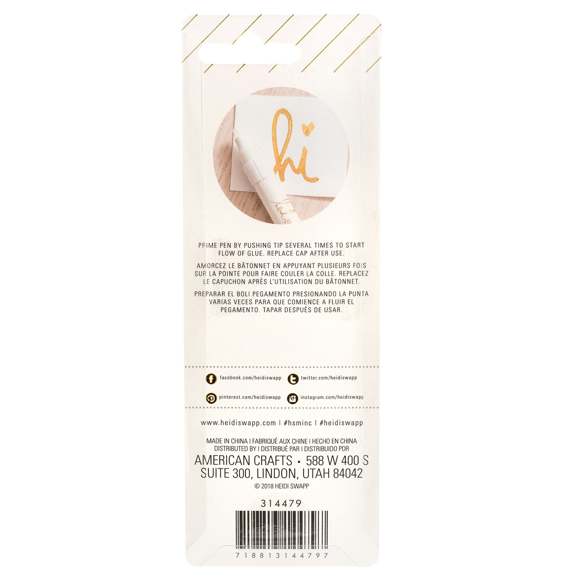 Heidi Swapp Minc Glue Pen - Available in Wide or Fine Tip