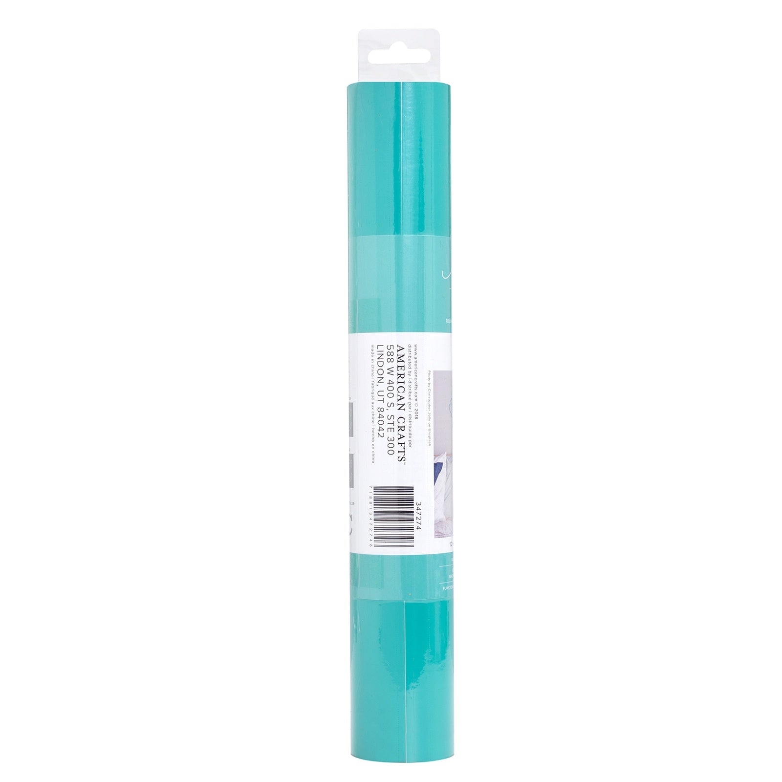 American Crafts Adhesive Vinyl - Aqua, 12x48"