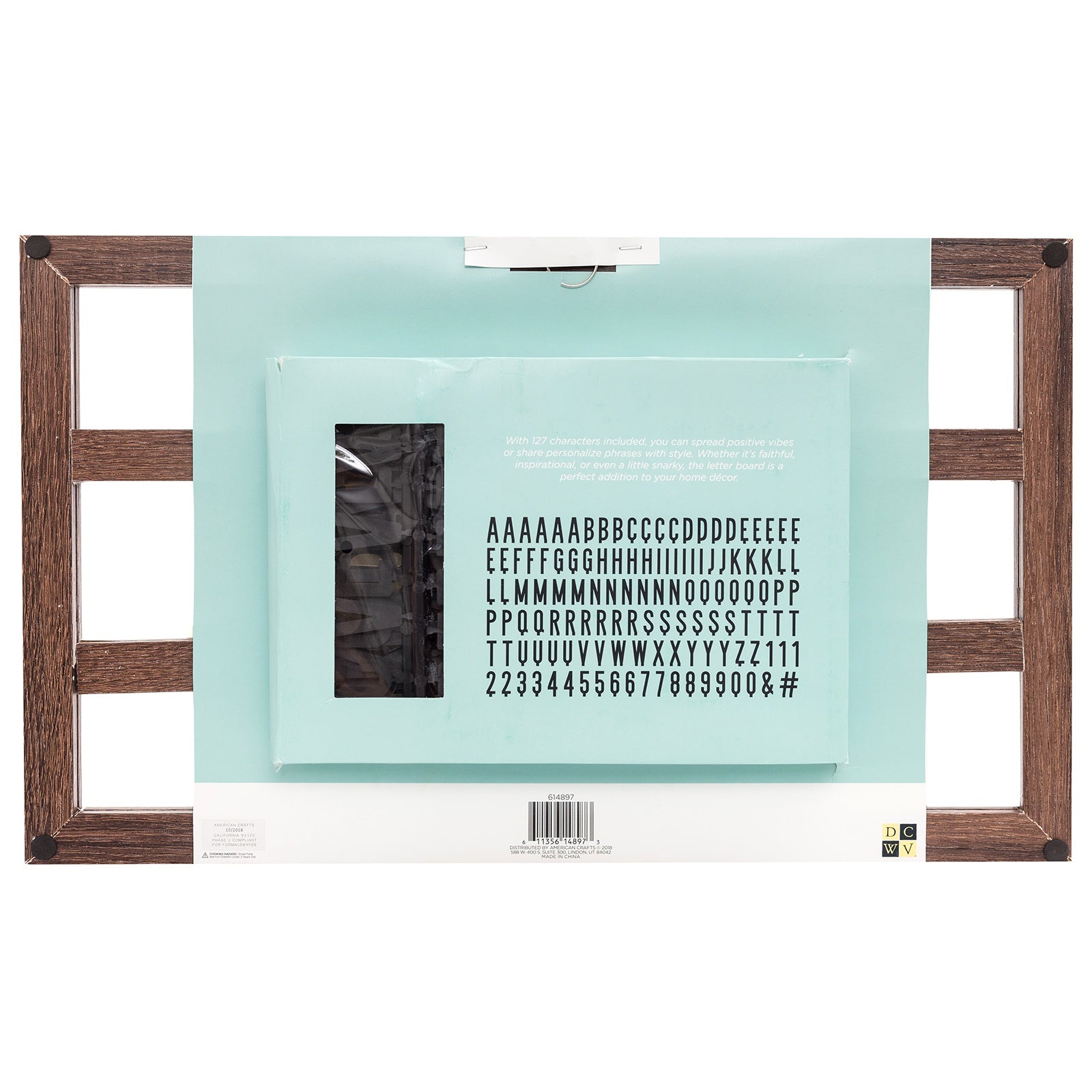 DCWV Backless Letterboard