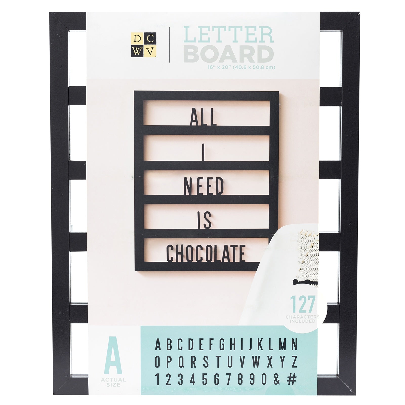 DCWV Backless Letterboard
