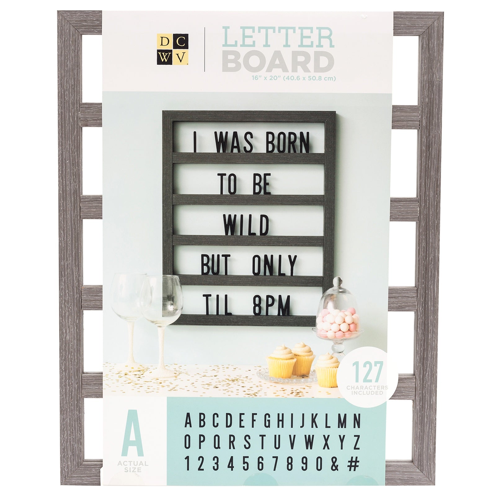 DCWV Backless Letterboard