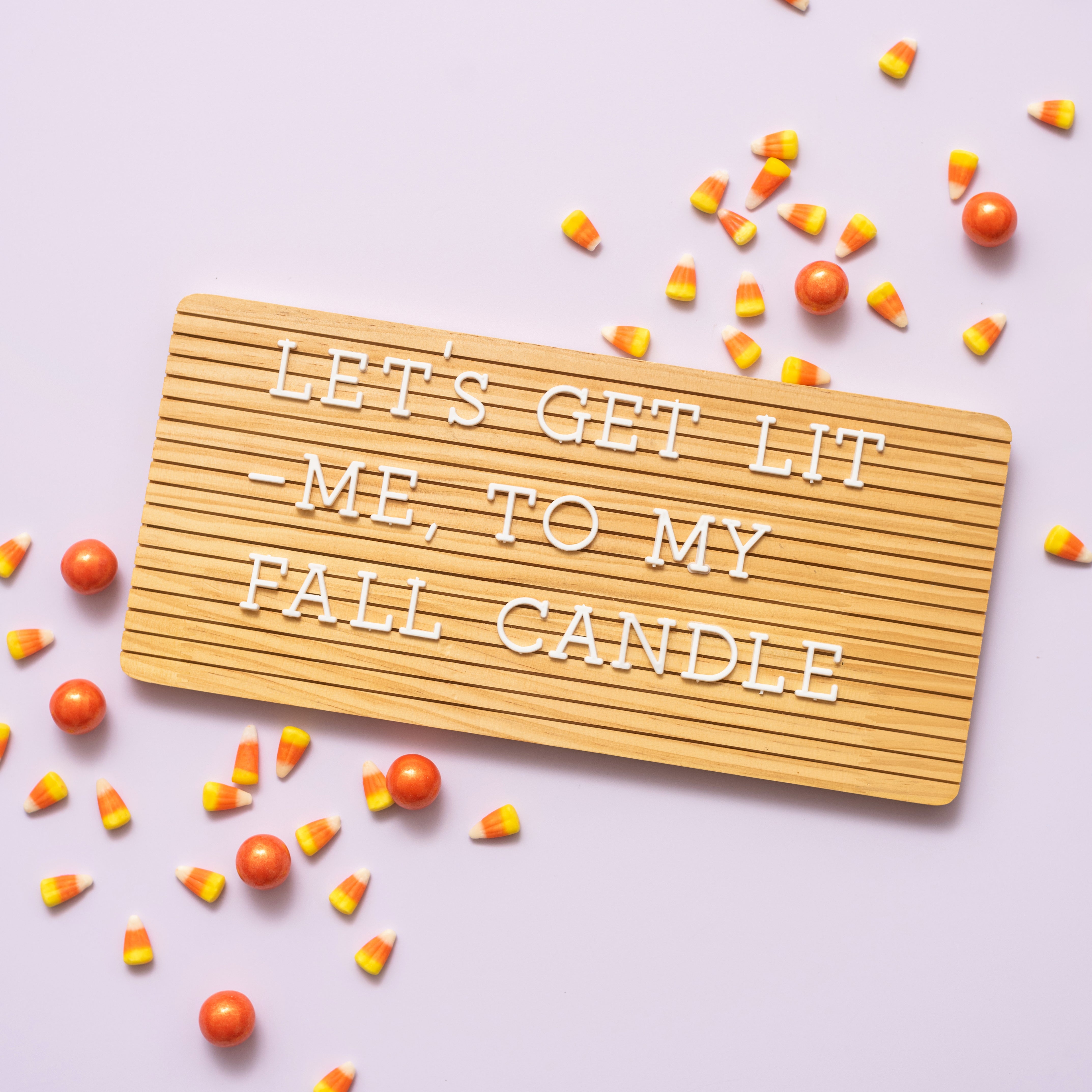 Frameless Light Wood DCWV Letterboard with Black Letters - 15x7"