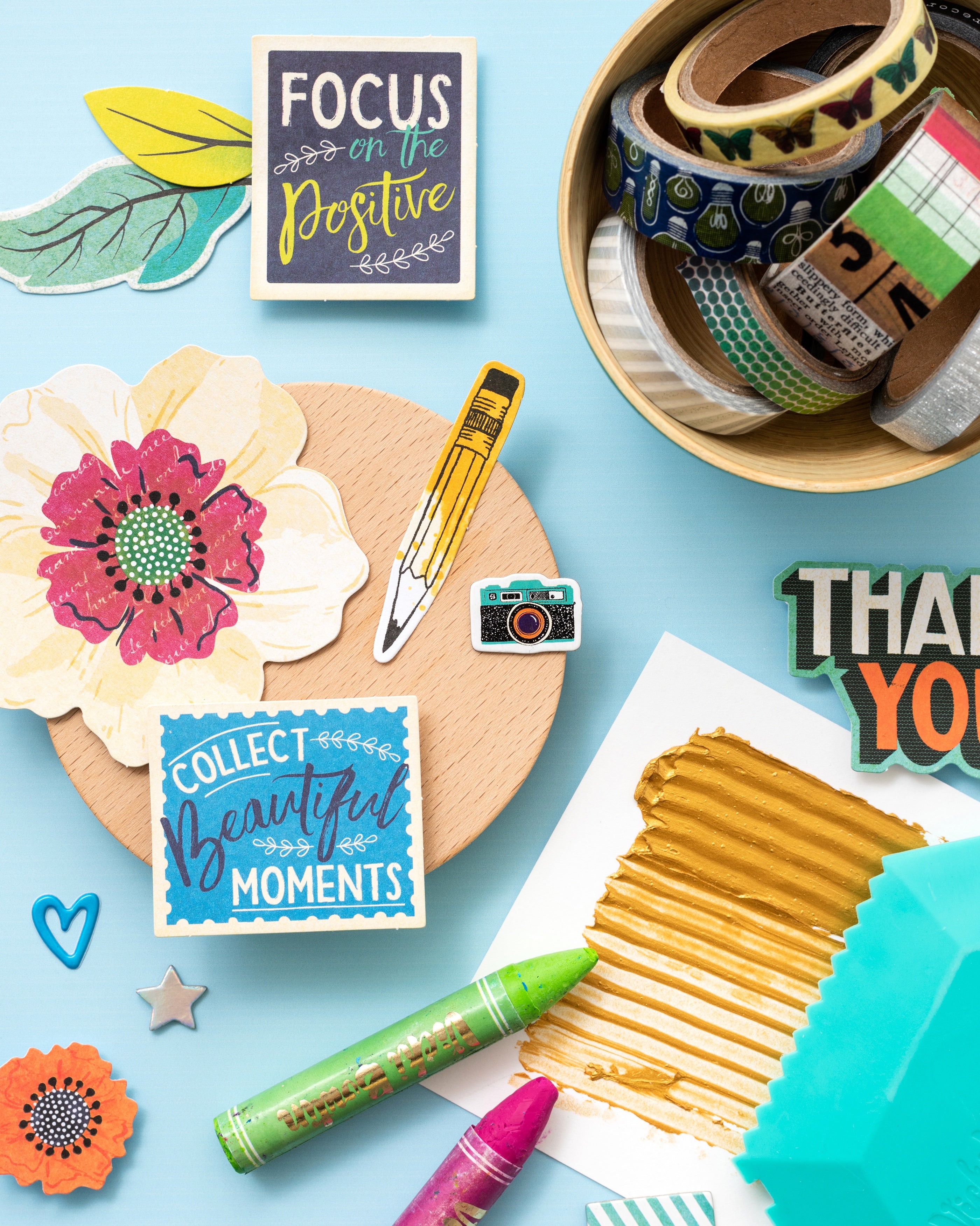 Vicki Boutin Color Kaleidoscope Ephemera Die-Cuts 50 Pack-Cardstock Frames & Journaling