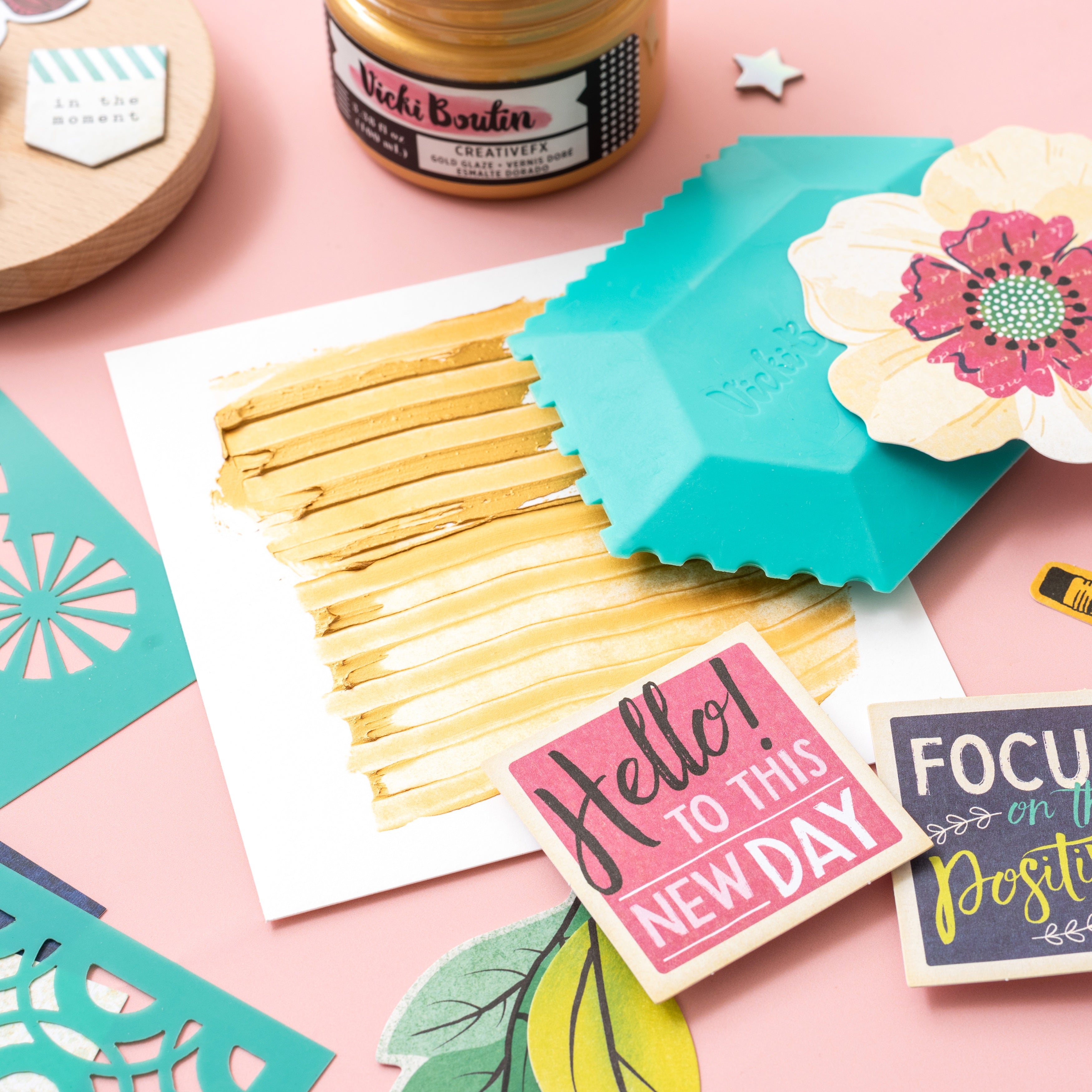 Vicki Boutin Color Kaleidoscope Silicon Art Wedge-4 Different Effects