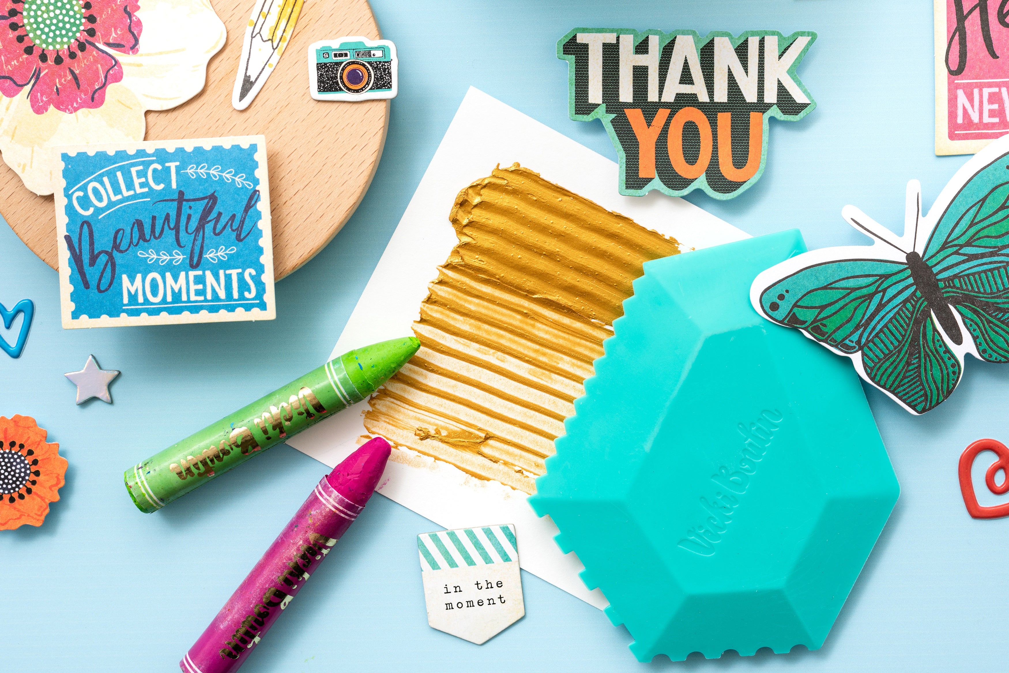 Vicki Boutin Color Kaleidoscope Silicon Art Wedge-4 Different Effects