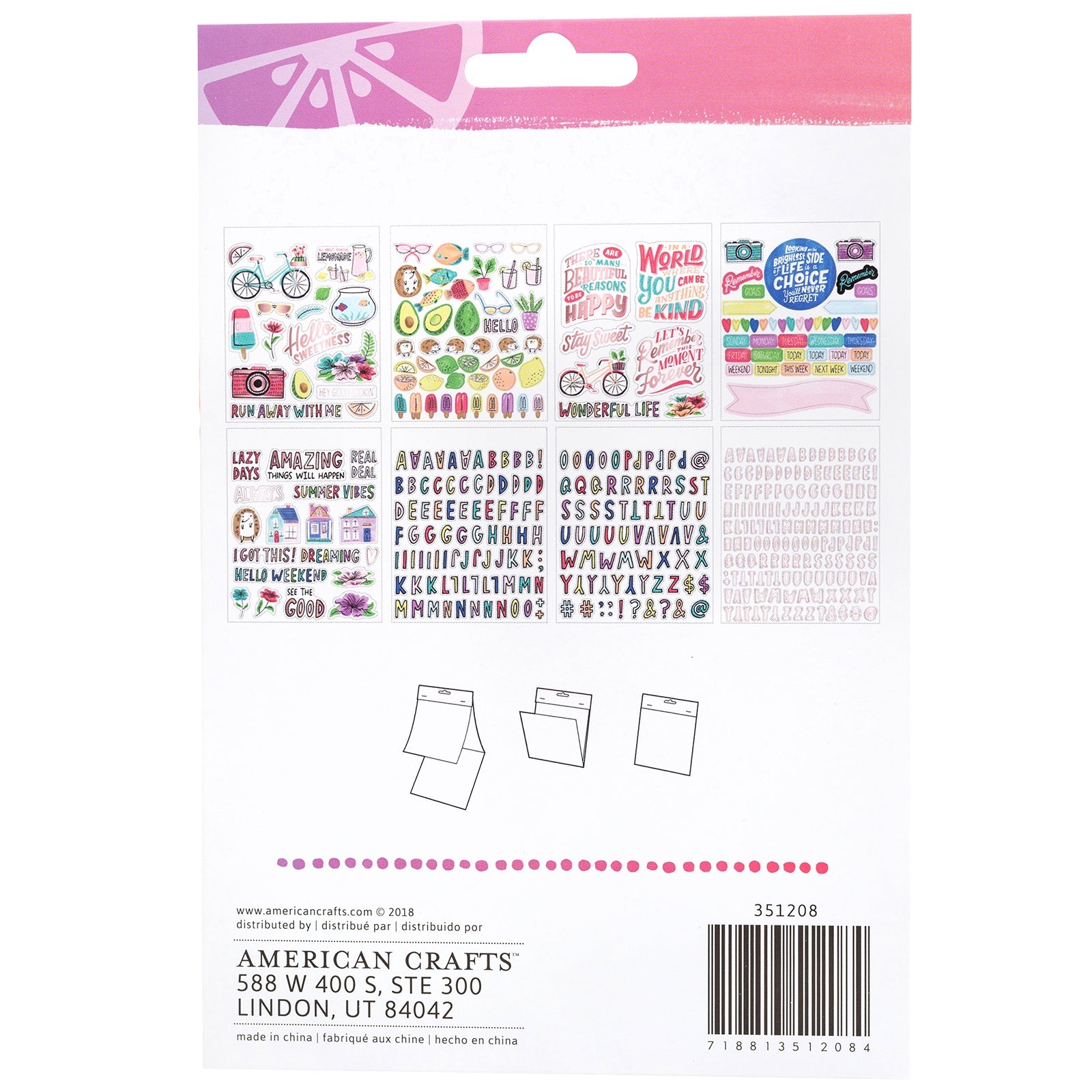 Amy Tangerine Stay Sweet Sticker Book