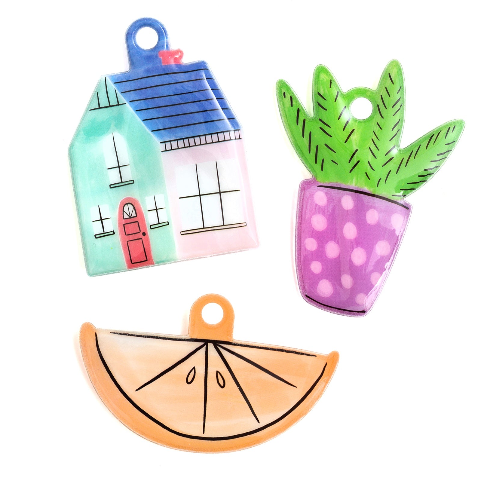 Amy Tangerine Stay Sweet Inflated Ephemera Die-Cuts, 6 pcs