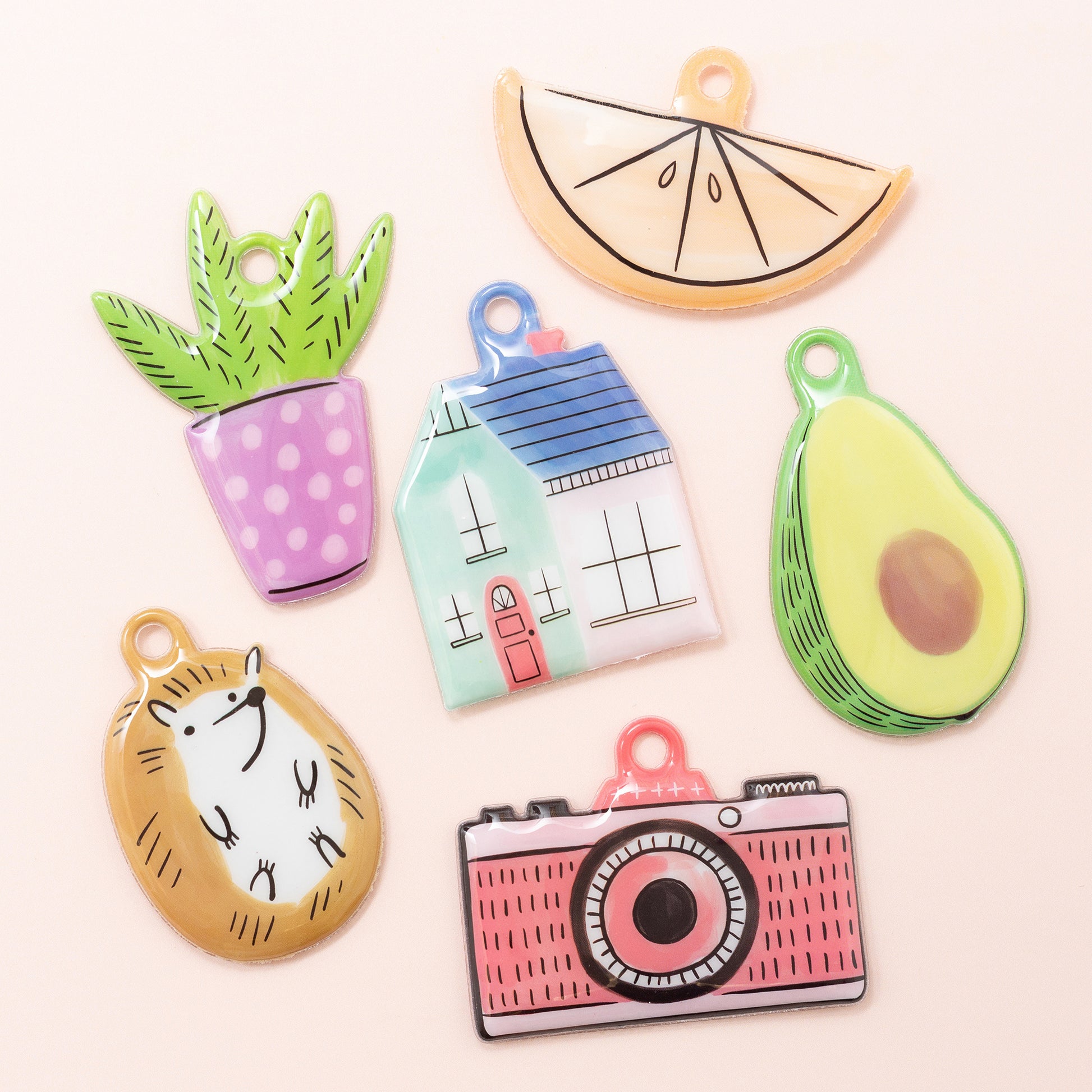 Amy Tangerine Stay Sweet Inflated Ephemera Die-Cuts, 6 pcs