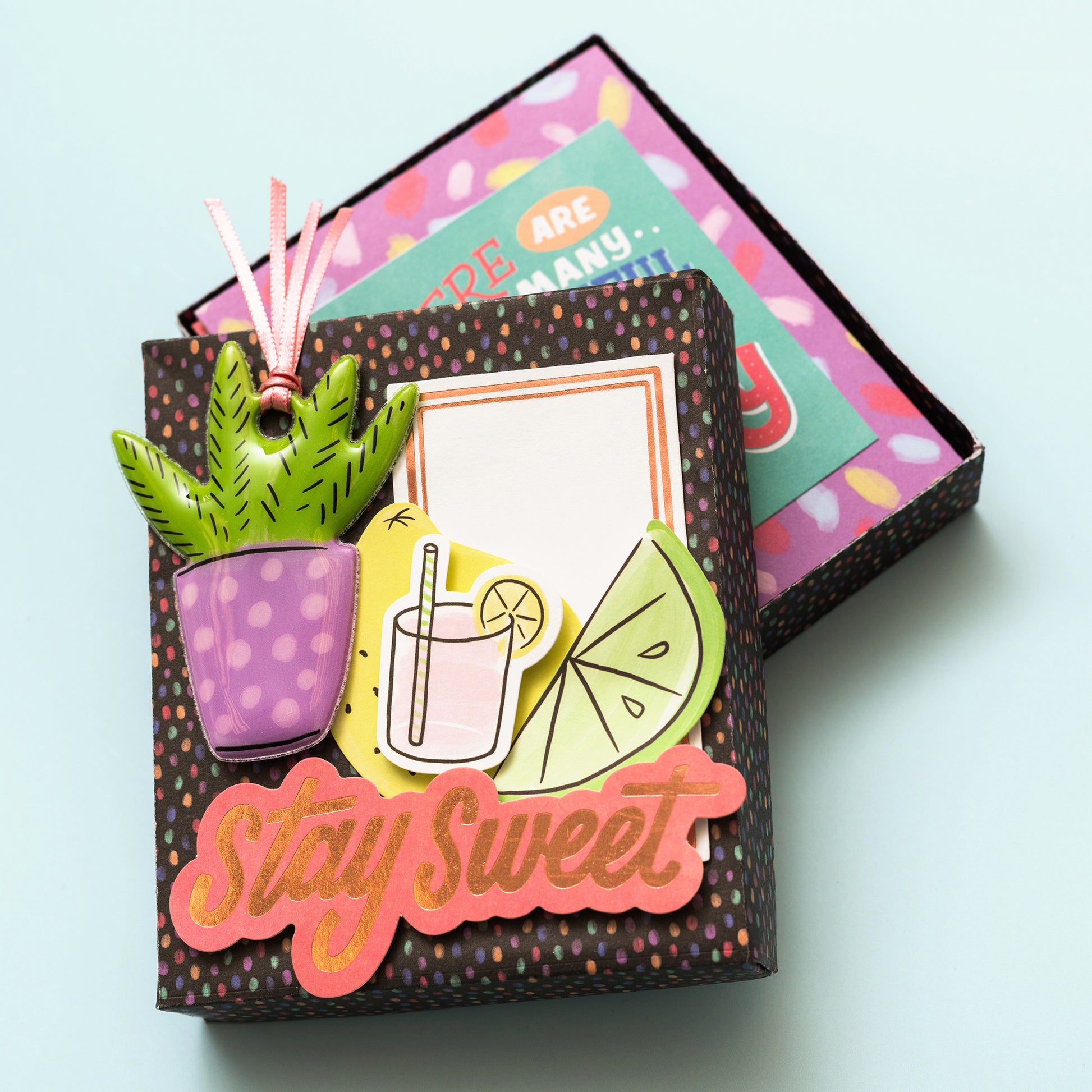 Amy Tangerine Stay Sweet Inflated Ephemera Die-Cuts, 6 pcs