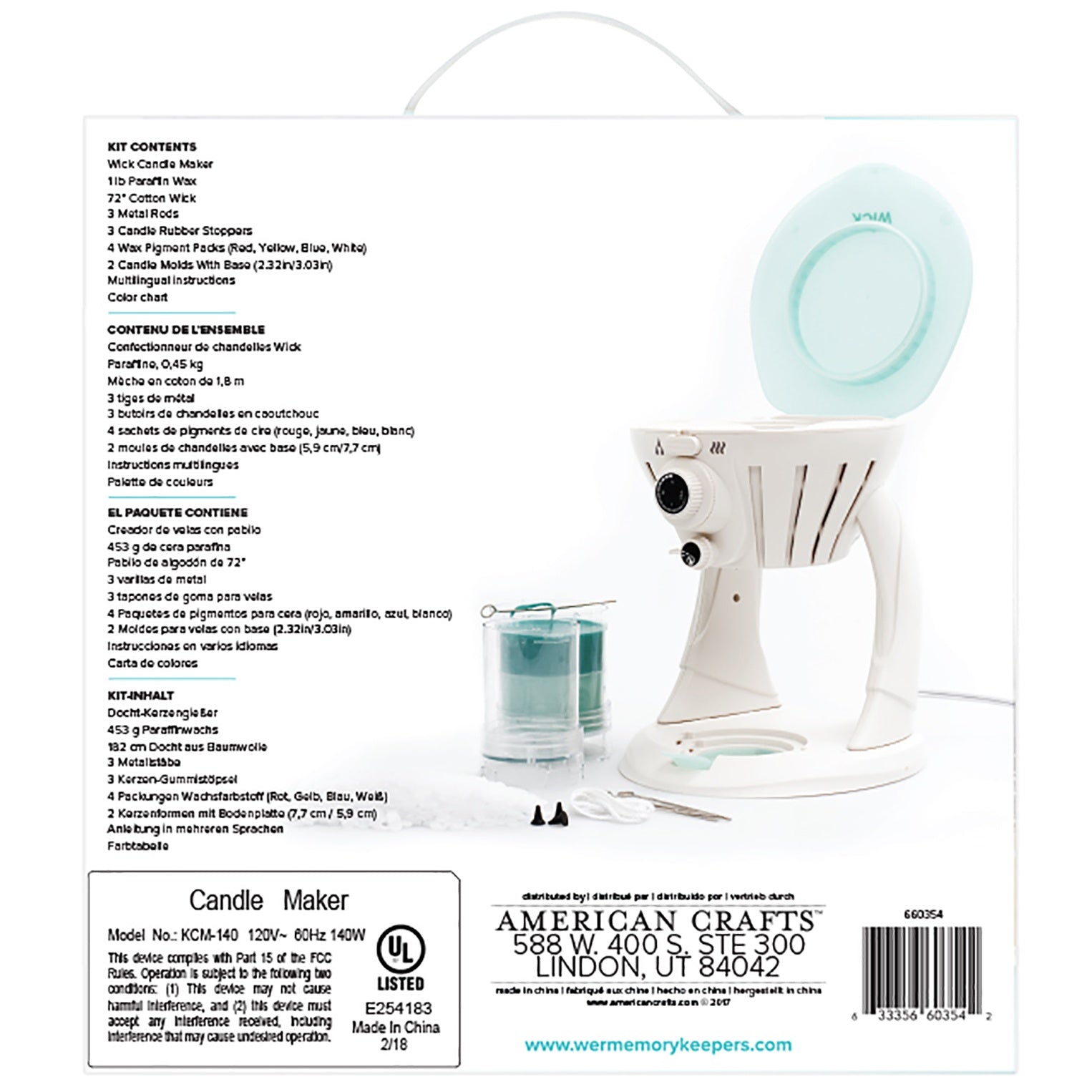 We R Makers Wick Candle Machine Kit