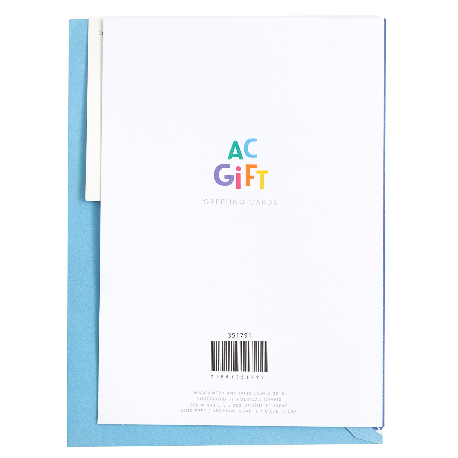 AC Happy Birthday Gift Greeting Card with Envelope - 3 pack