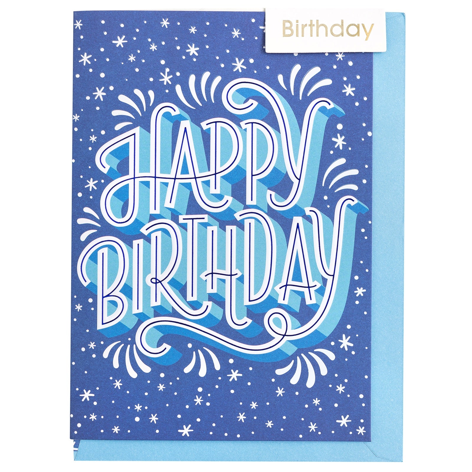 AC Happy Birthday Gift Greeting Card with Envelope - 3 pack