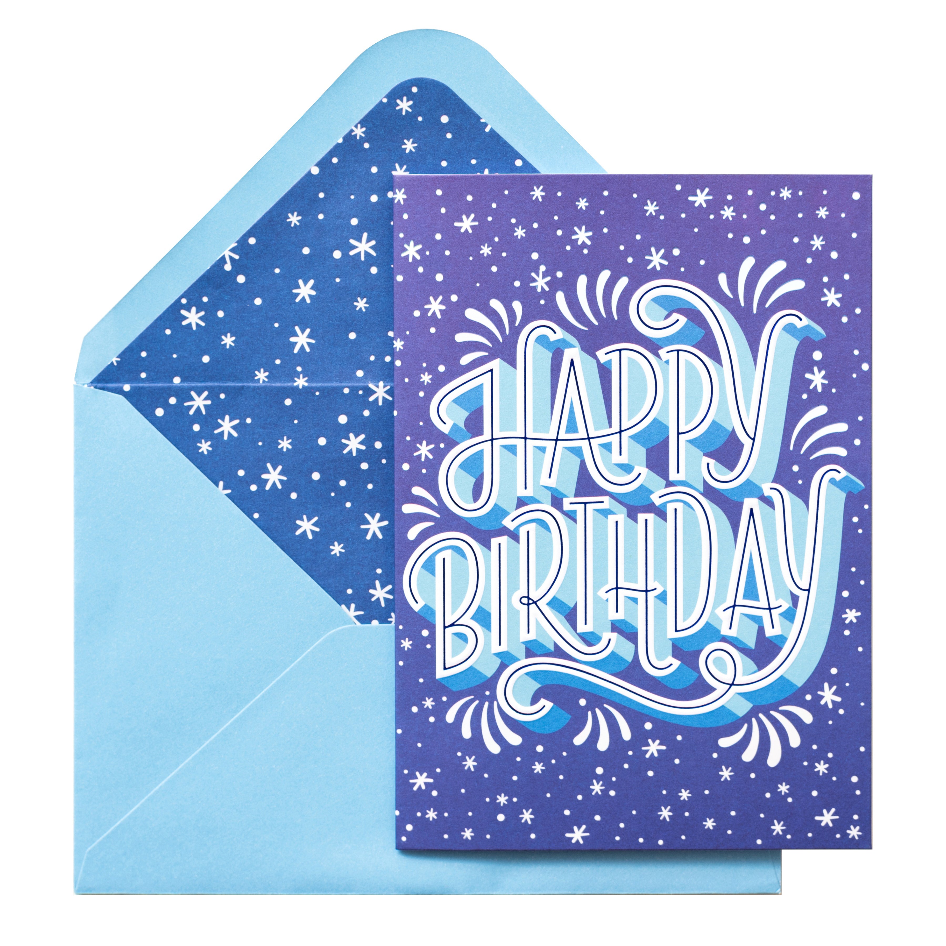 AC Happy Birthday Gift Greeting Card with Envelope - 3 pack