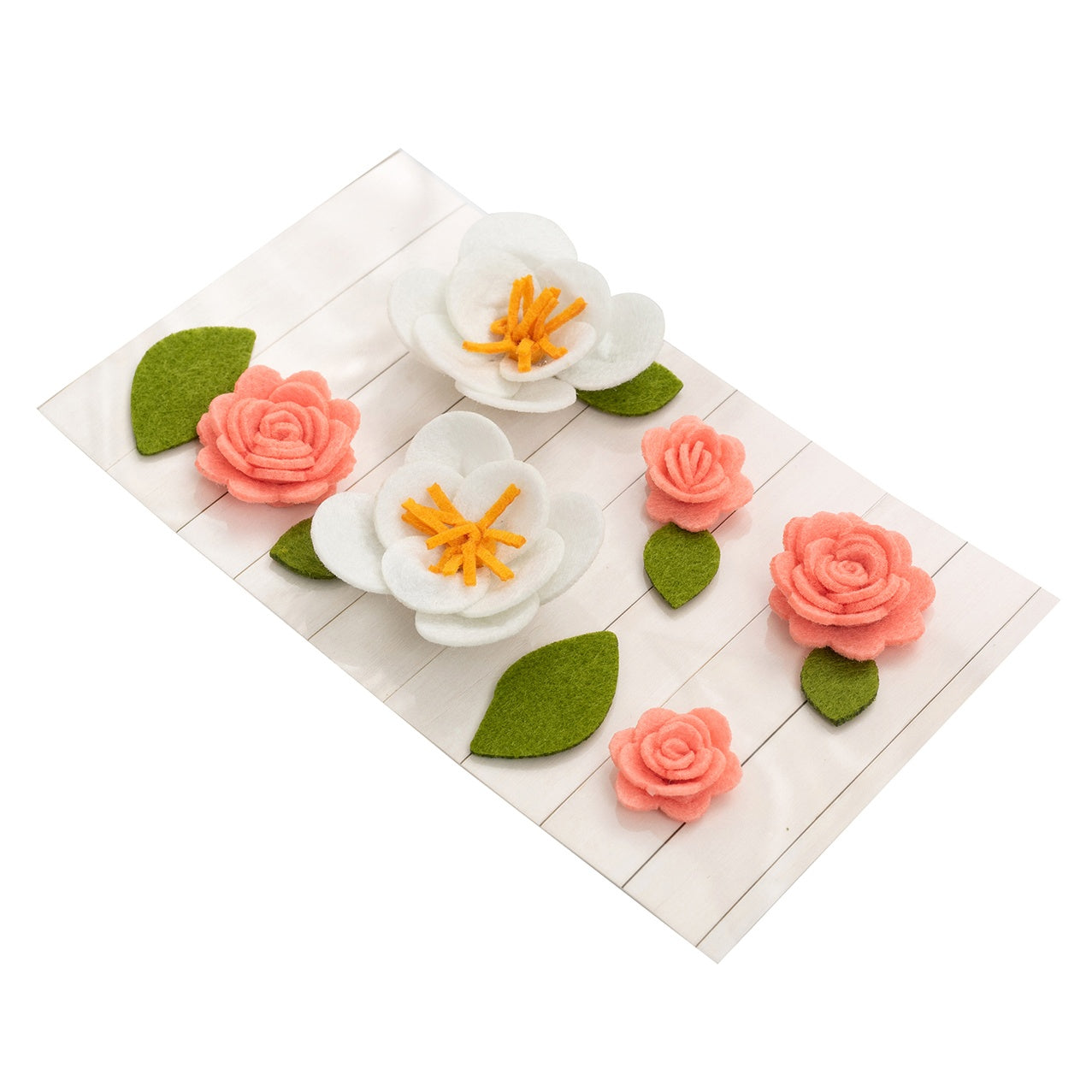 American Crafts Pocket Frames Felt Flowers 12 pack - Style #1