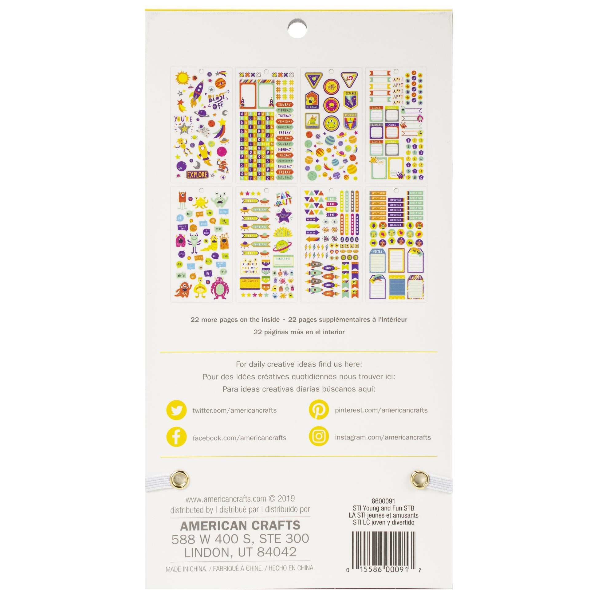 Sticko Young & Fun Sticker Book - 1512 Stickers