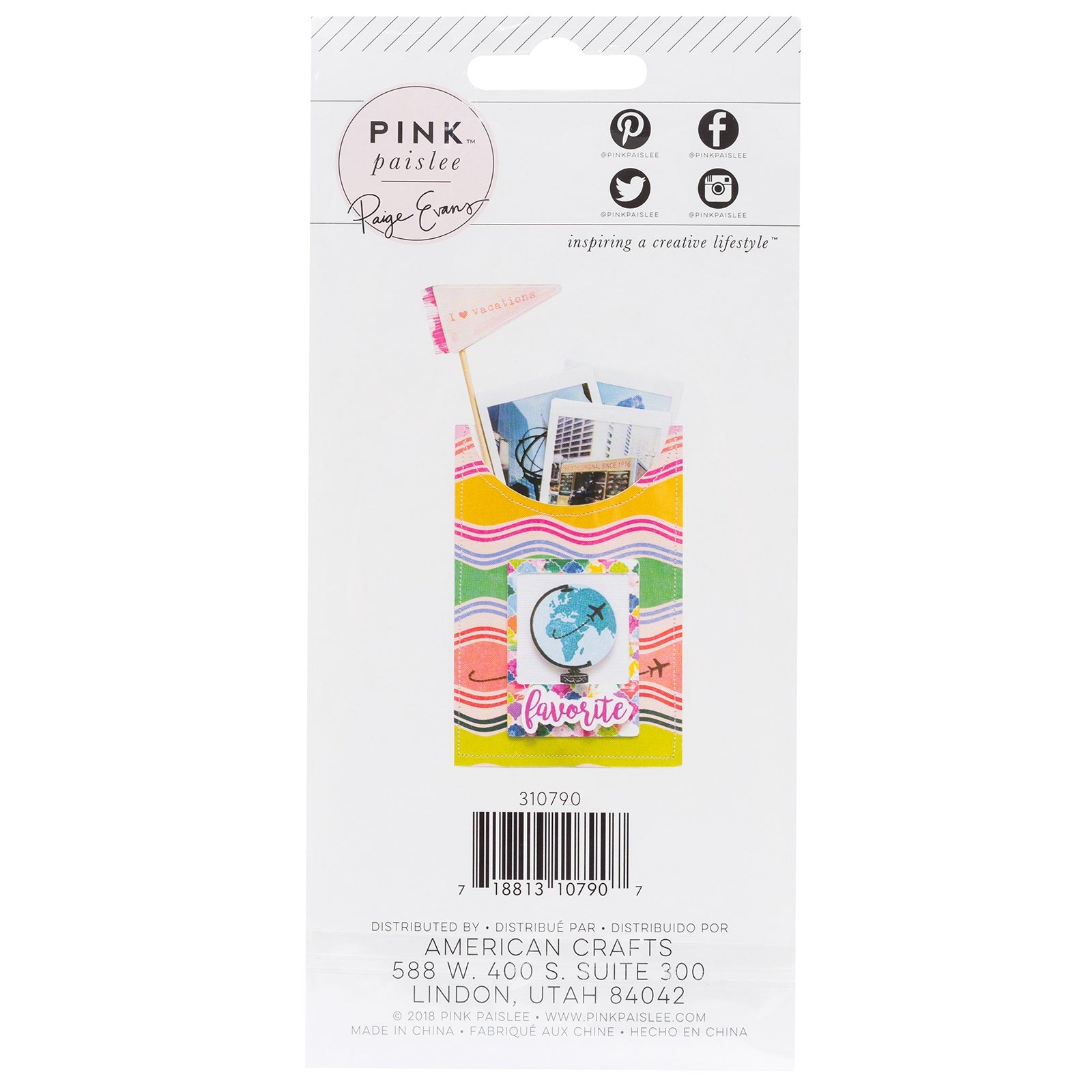 Paige Evans Horizon Clear Acrylic Stamps Set