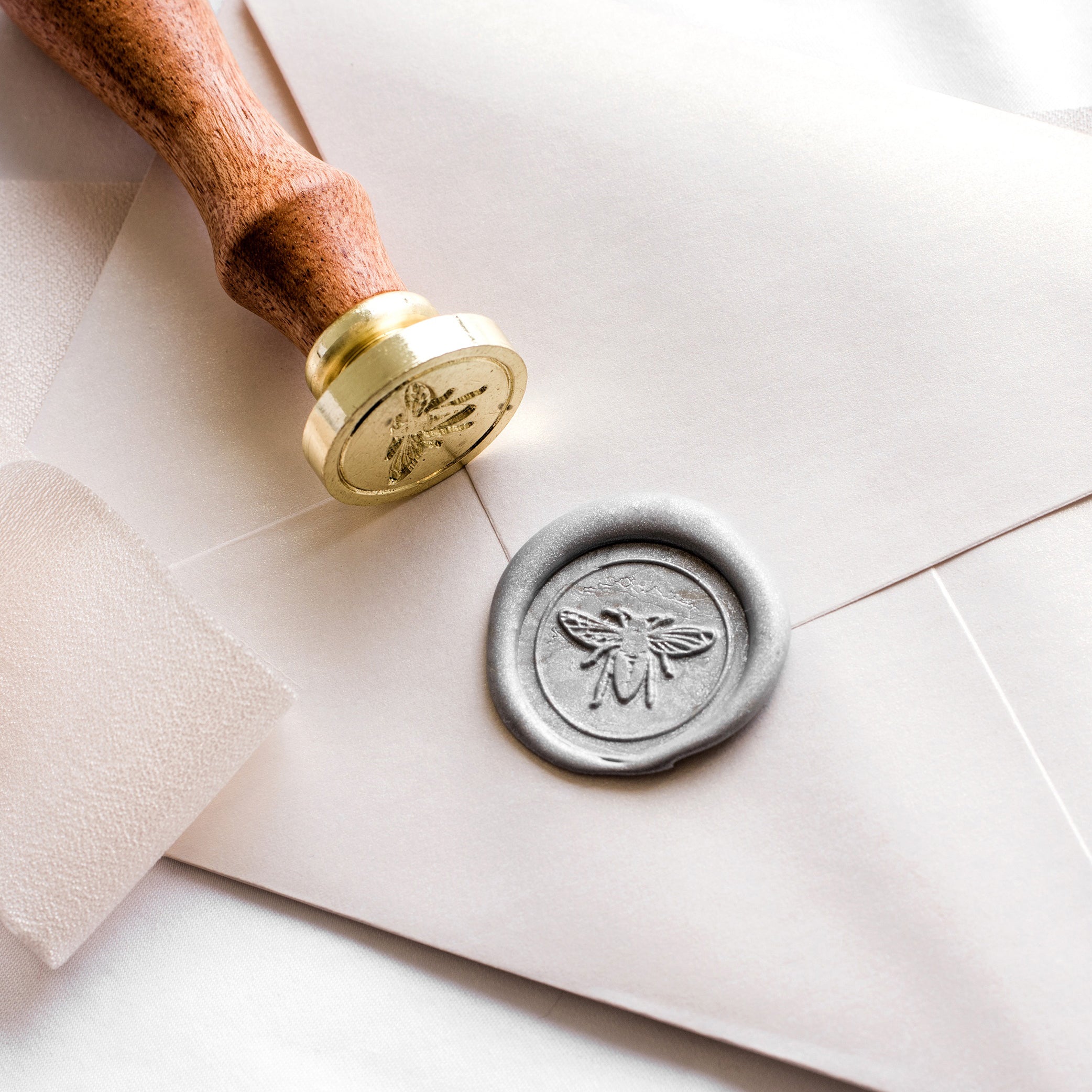 American Crafts S.W.A.K. Wax Seals Set - White, Silver & Black