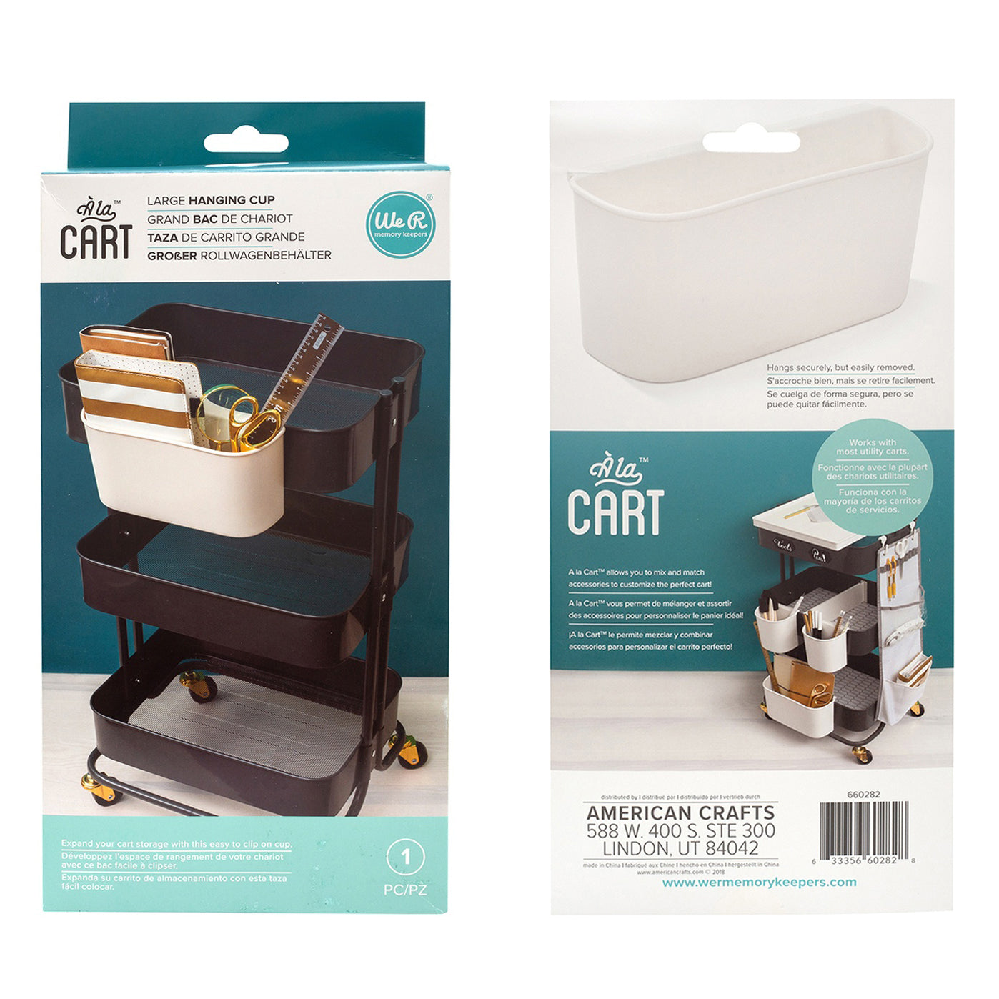 We R A La Cart Hanging Storage Cups