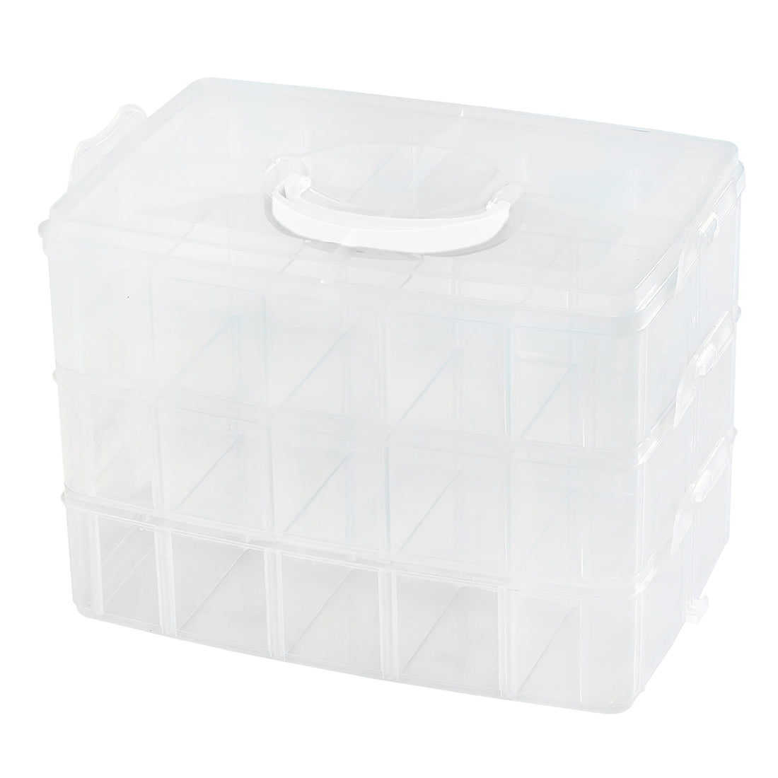 We R 3-Tier Snap Box Translucent Plastic Storage Case – American Crafts
