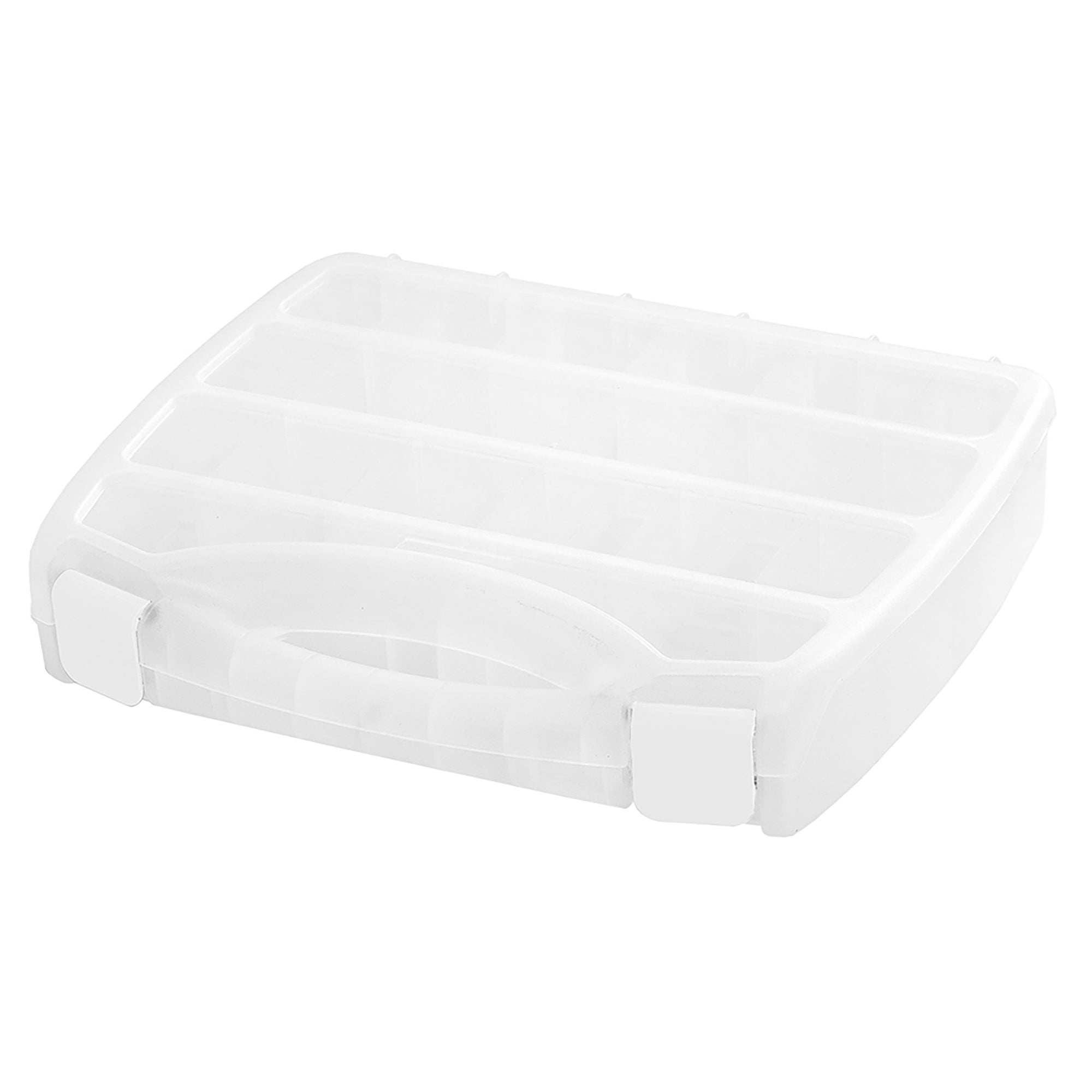 We R Makers Translucent Plastic Divider Box Storage Case