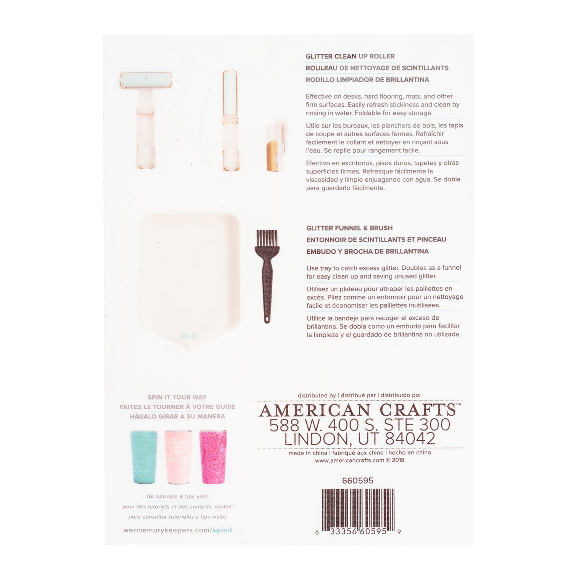 We R Makers Spin It Glitter Clean Up Kit