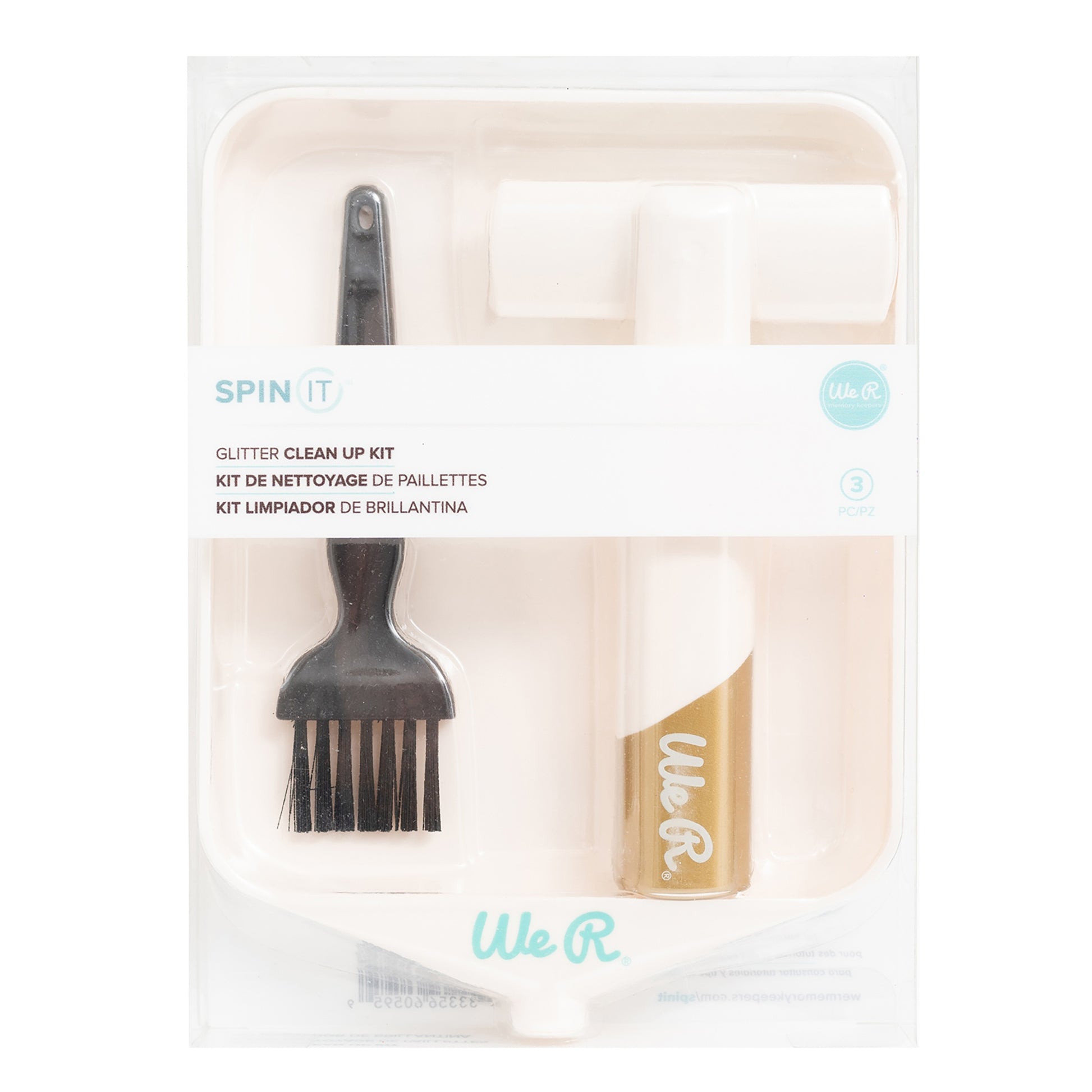 We R Makers Spin It Glitter Clean Up Kit