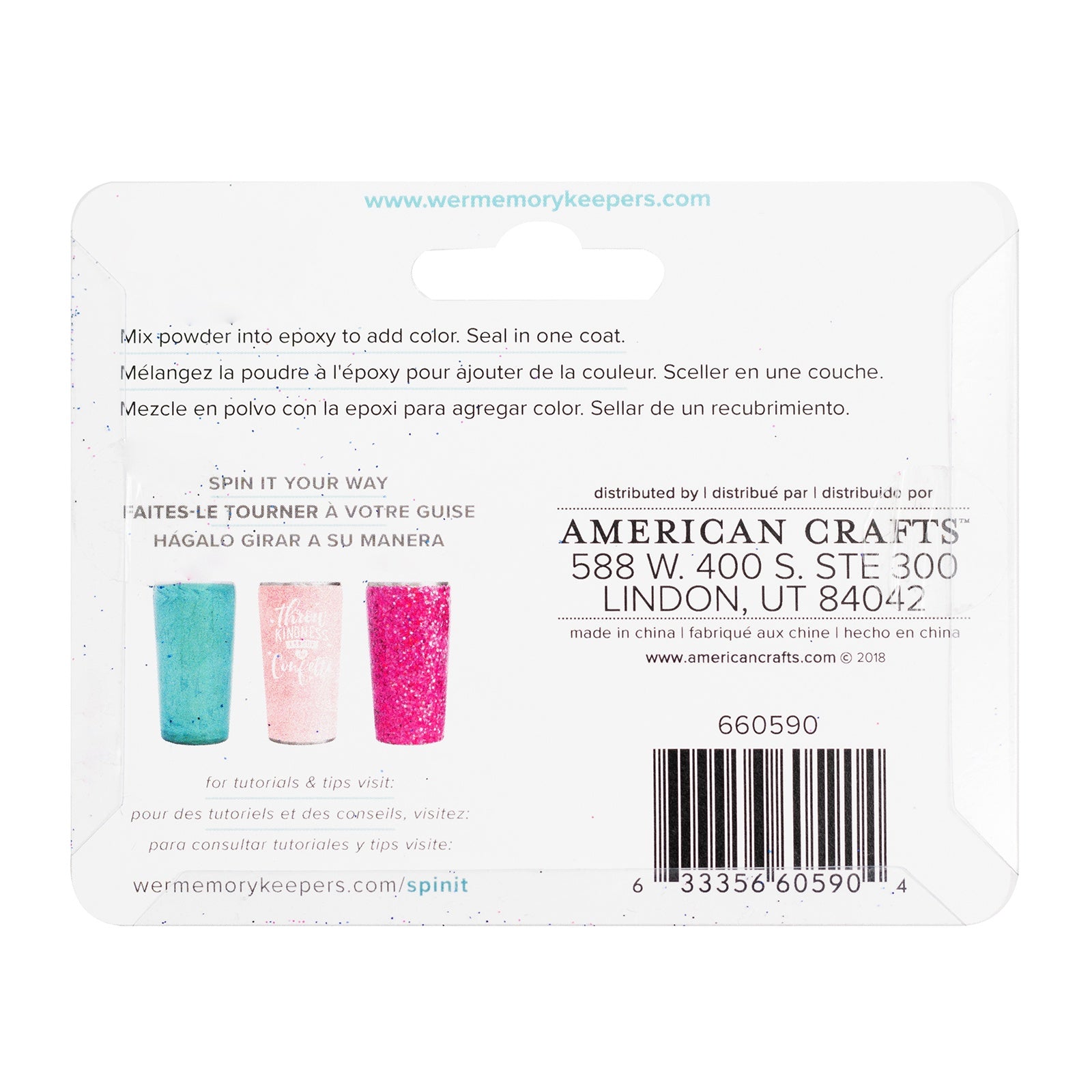 We R Makers Spin It Mica Powder Set - Jewel