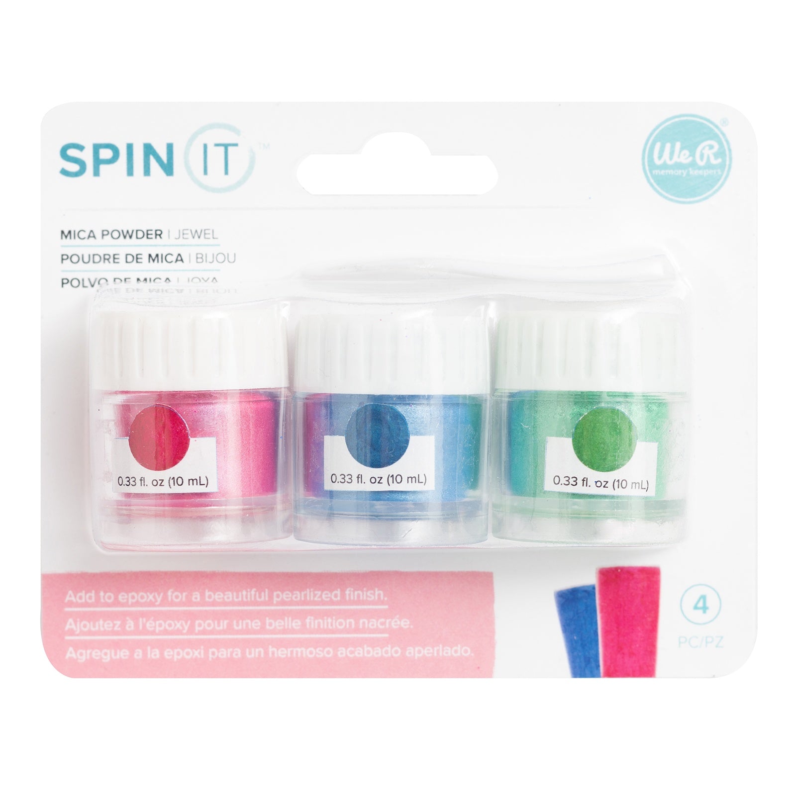 We R Makers Spin It Mica Powder Set - Jewel