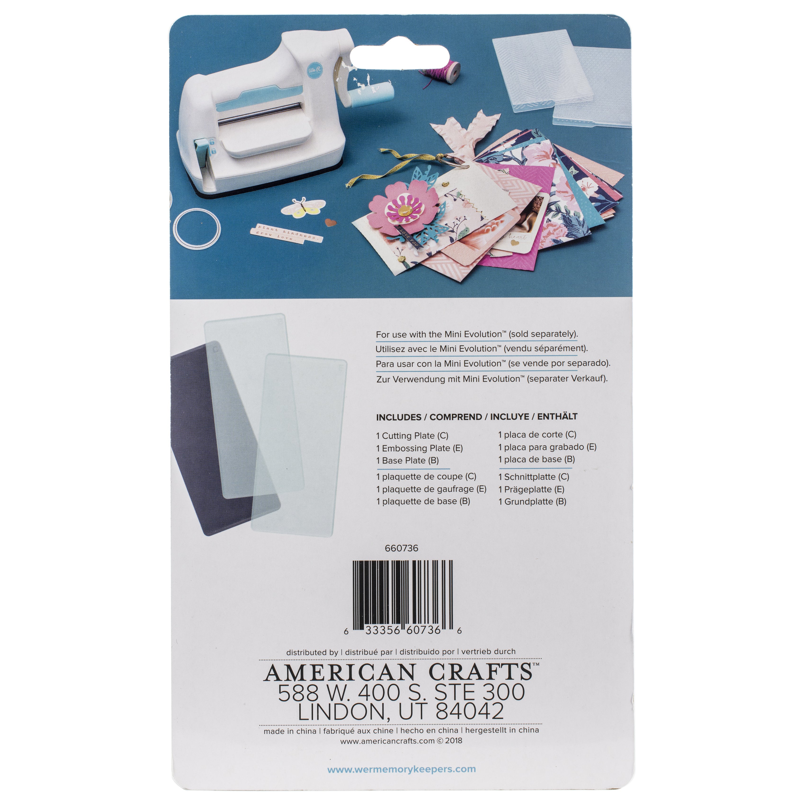 Mini Evolution Replacement Plates 3/Pkg-For 661629 & 60000003