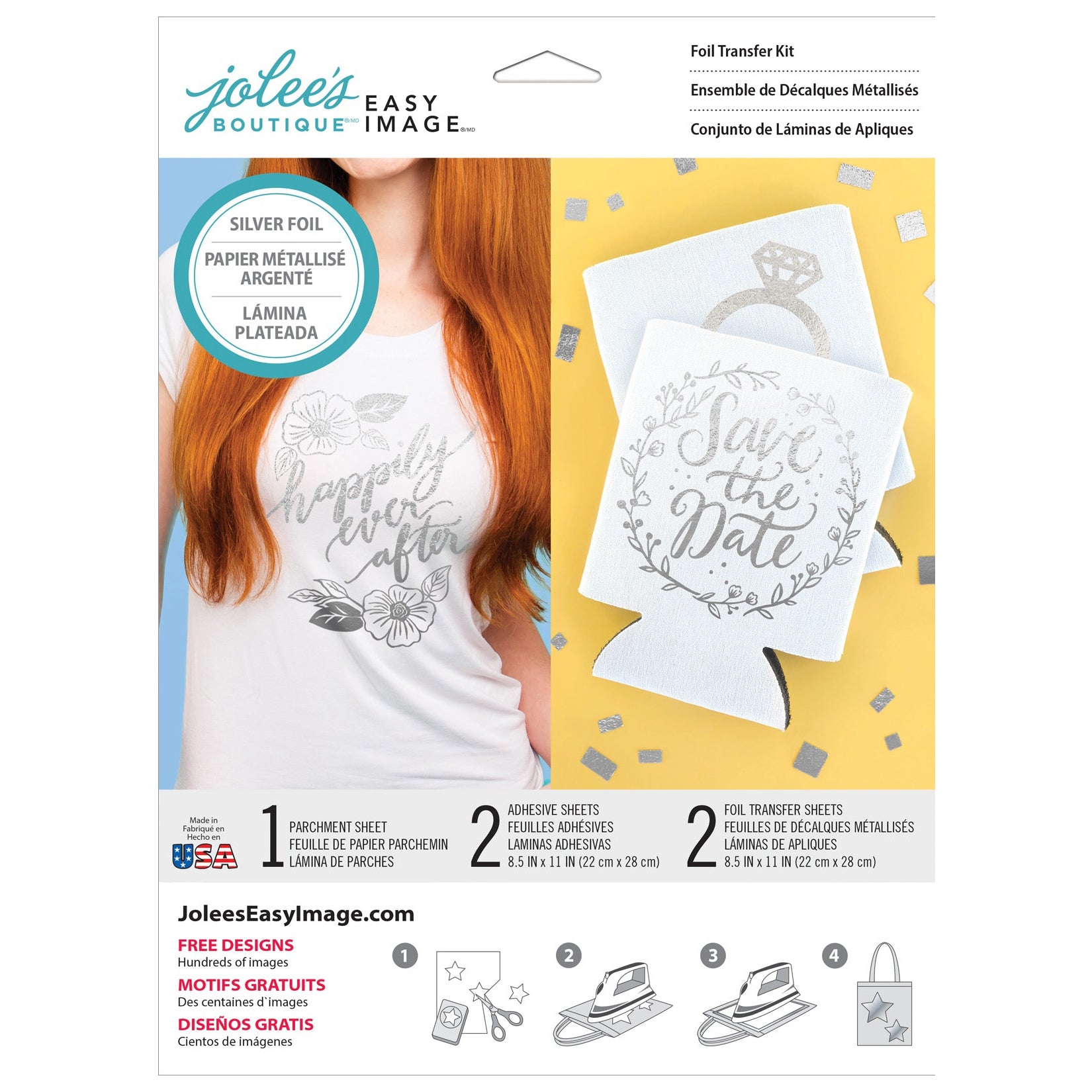Jolee's Easy Image Silver or Gold Foil Transfer Kit